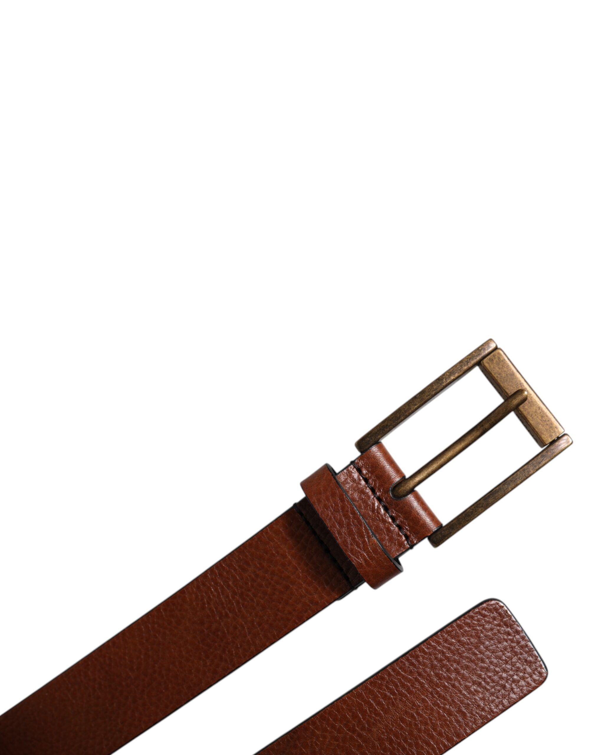Calf Leather Classic Metal Buckle Men's Belt - Dolce & Gabbana - Modalova