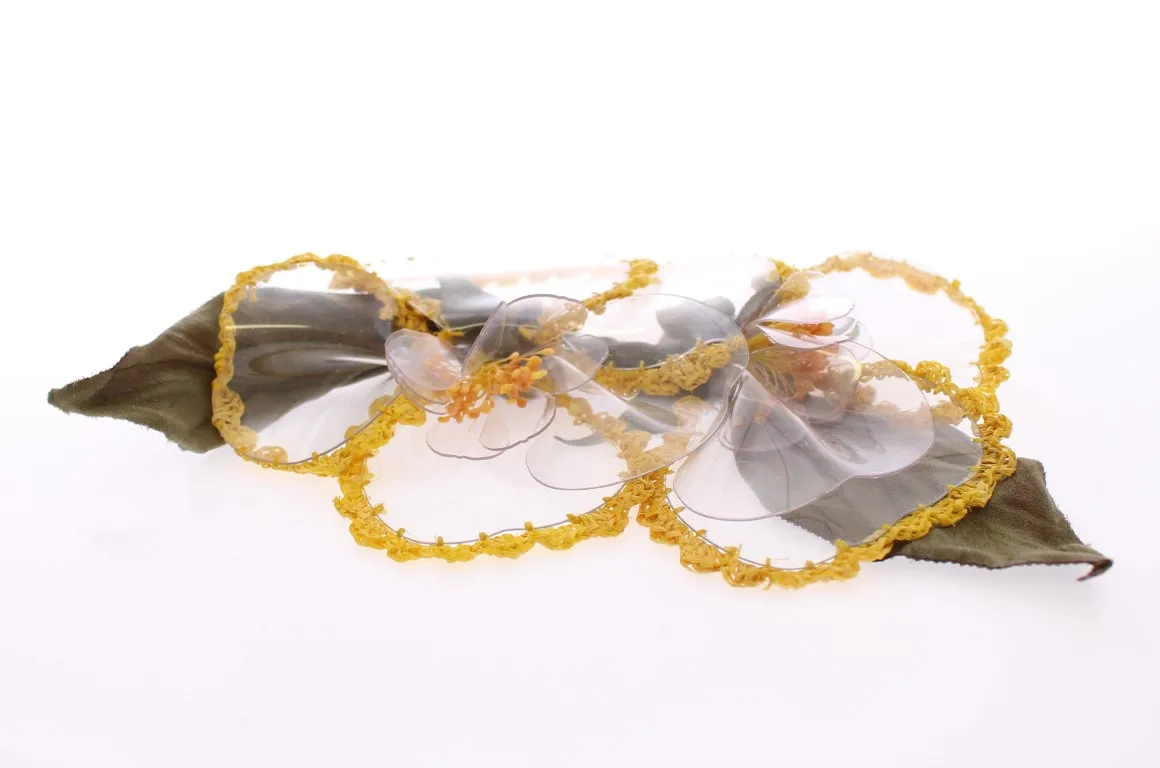 Floral Transparent HANDMADE Women's Brooch - Dolce & Gabbana - Modalova