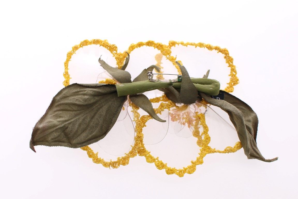 Floral Transparent HANDMADE Women's Brooch - Dolce & Gabbana - Modalova