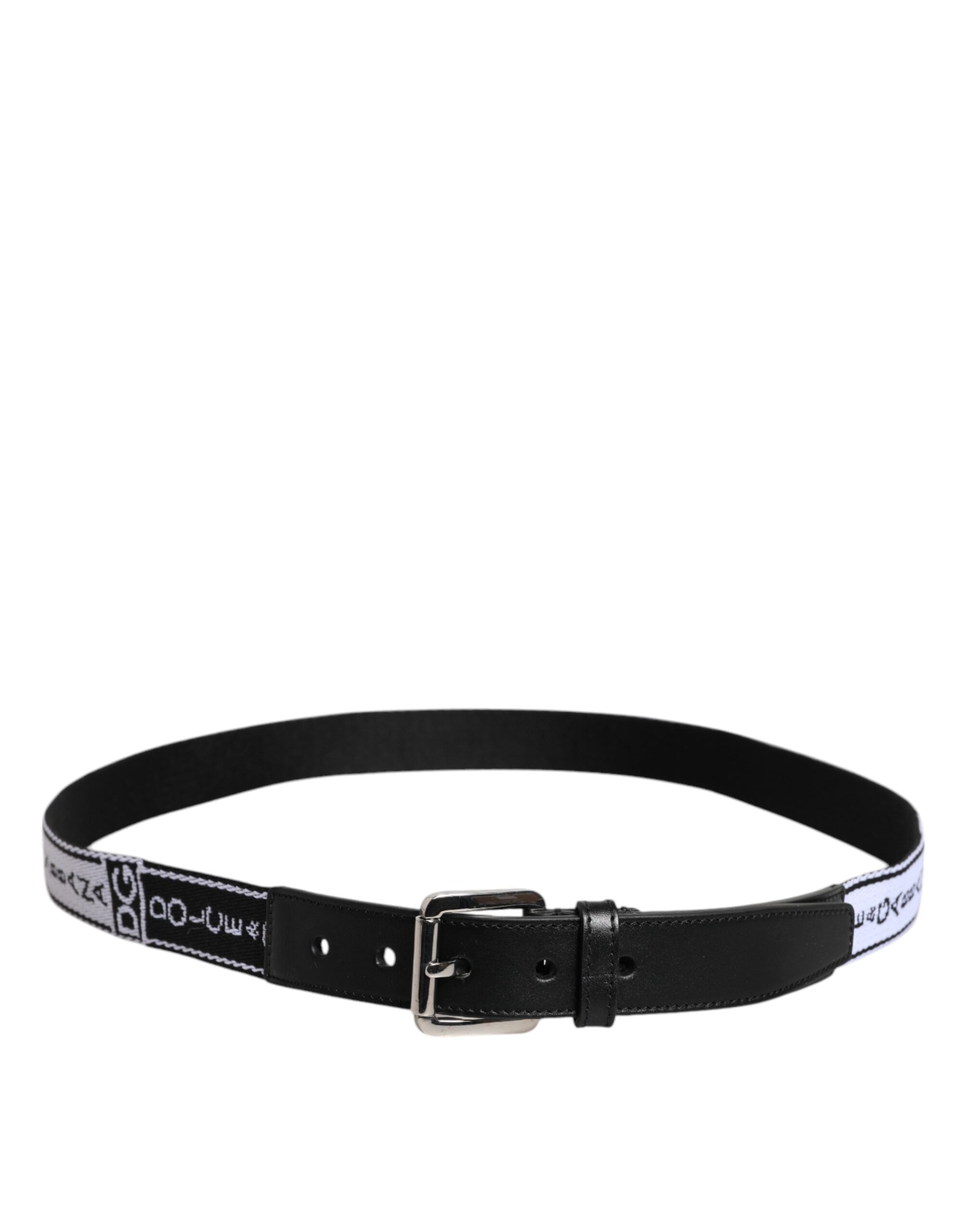 Printed Metal Logo Buckle Men's Belt - Dolce & Gabbana - Modalova