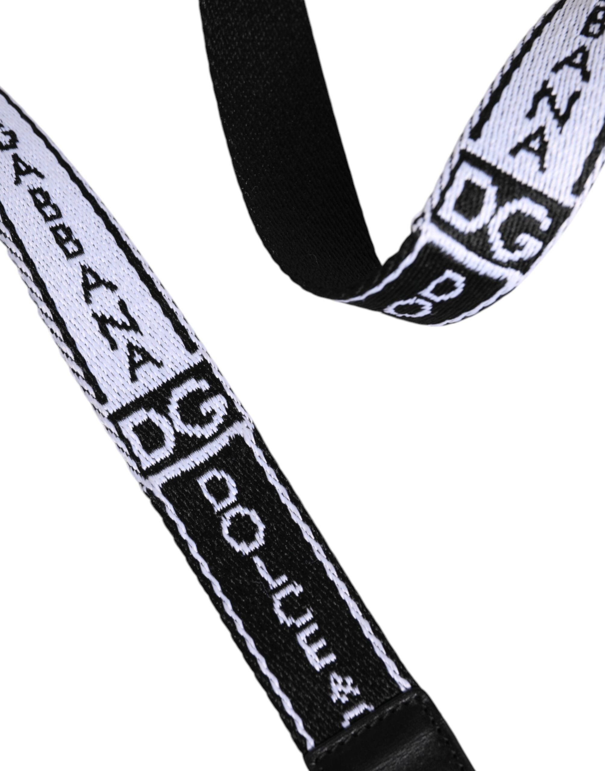 Printed Metal Logo Buckle Men's Belt - Dolce & Gabbana - Modalova