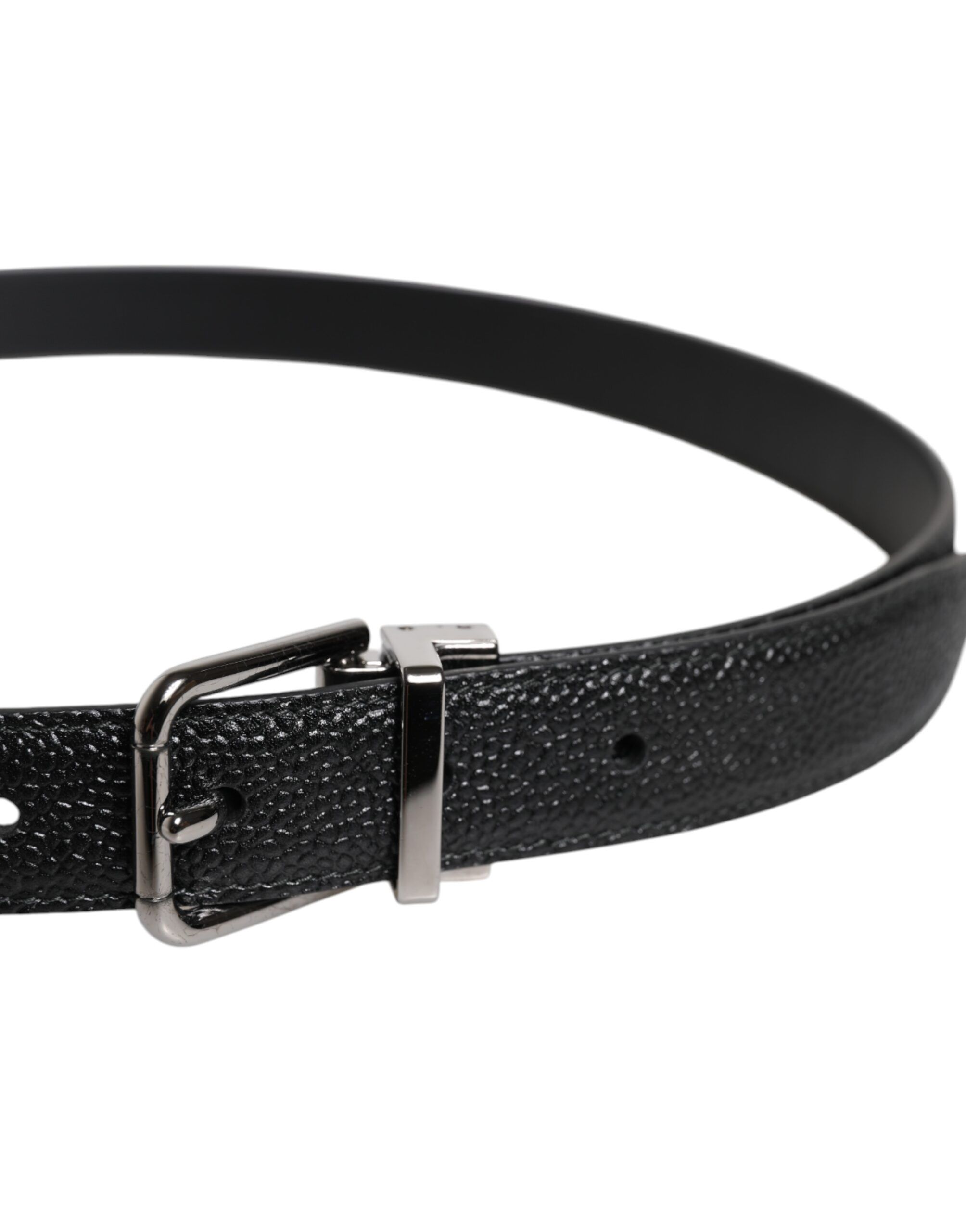 Calf Leather Classic Metal Buckle Men's Belt - Dolce & Gabbana - Modalova