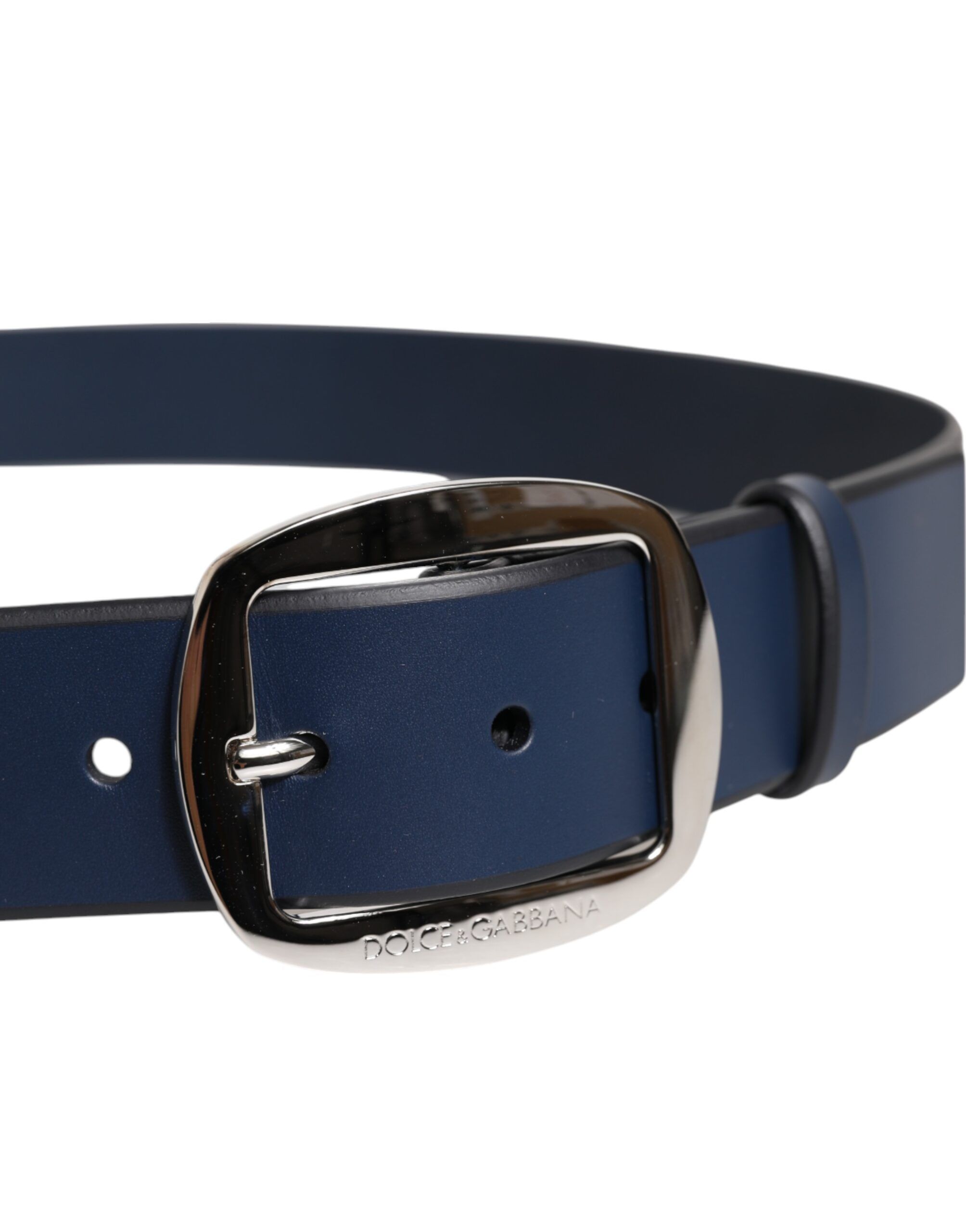 Calf Leather Classic Metal Buckle Men's Belt - Dolce & Gabbana - Modalova