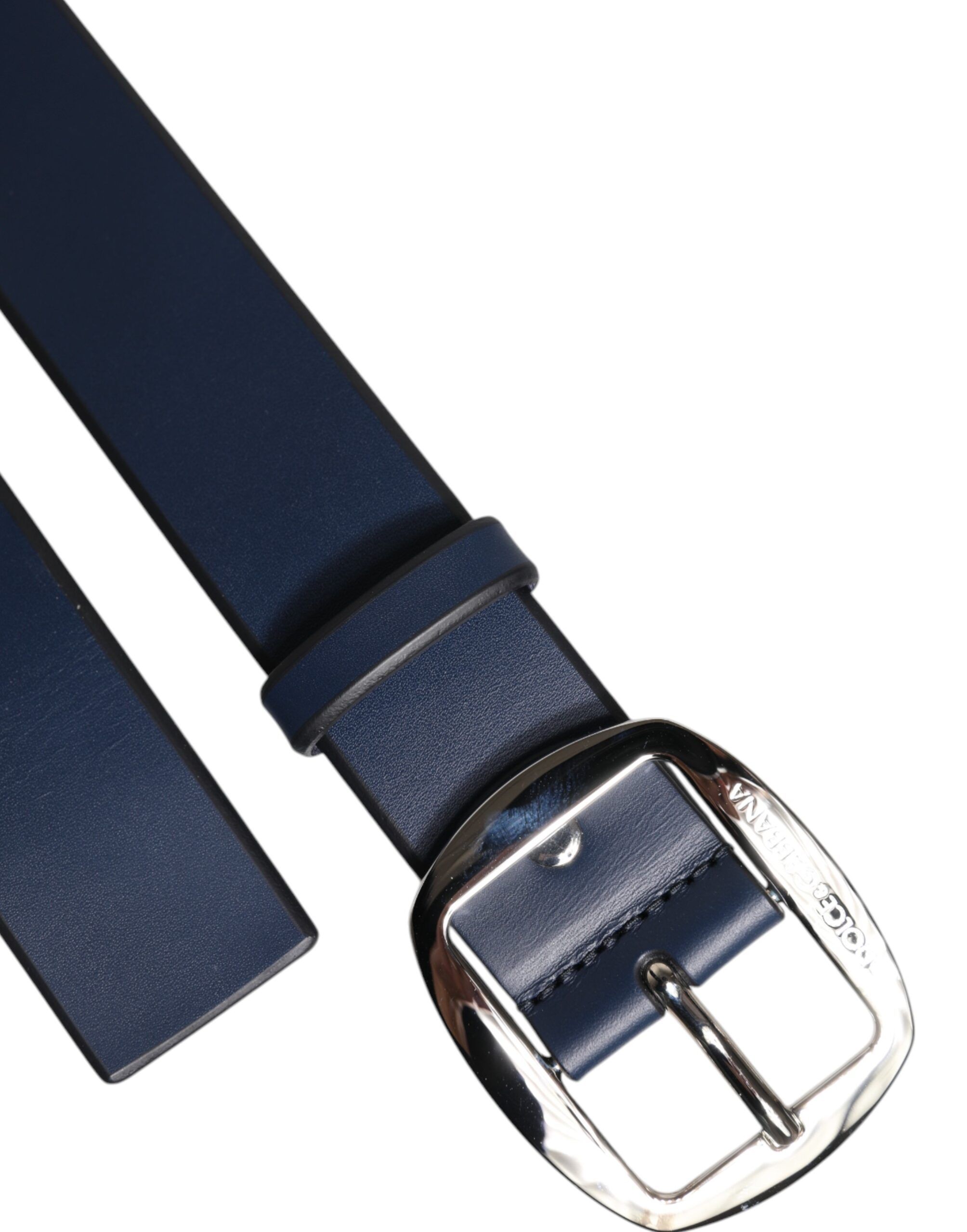 Calf Leather Classic Metal Buckle Men's Belt - Dolce & Gabbana - Modalova