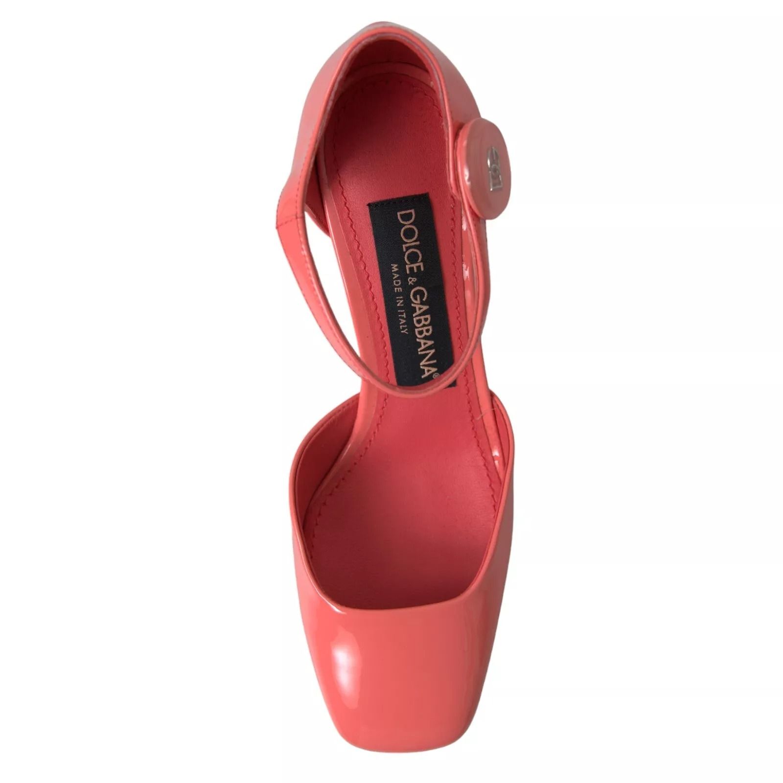Peach Leather Ankle Strap Heels Sandals Women's Shoes (Pre-Owned) - Dolce & Gabbana - Modalova