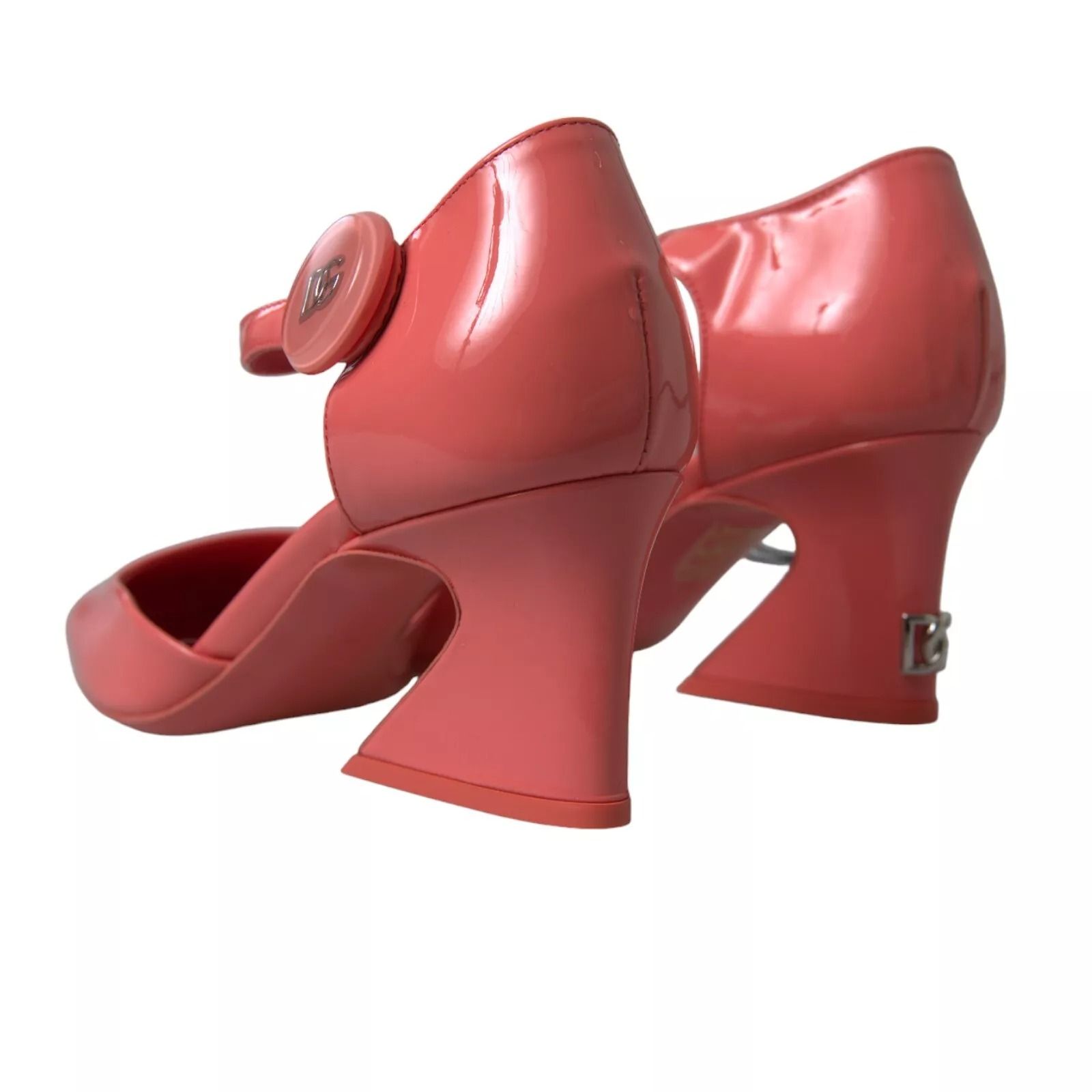 Peach Leather Ankle Strap Heels Sandals Women's Shoes (Pre-Owned) - Dolce & Gabbana - Modalova