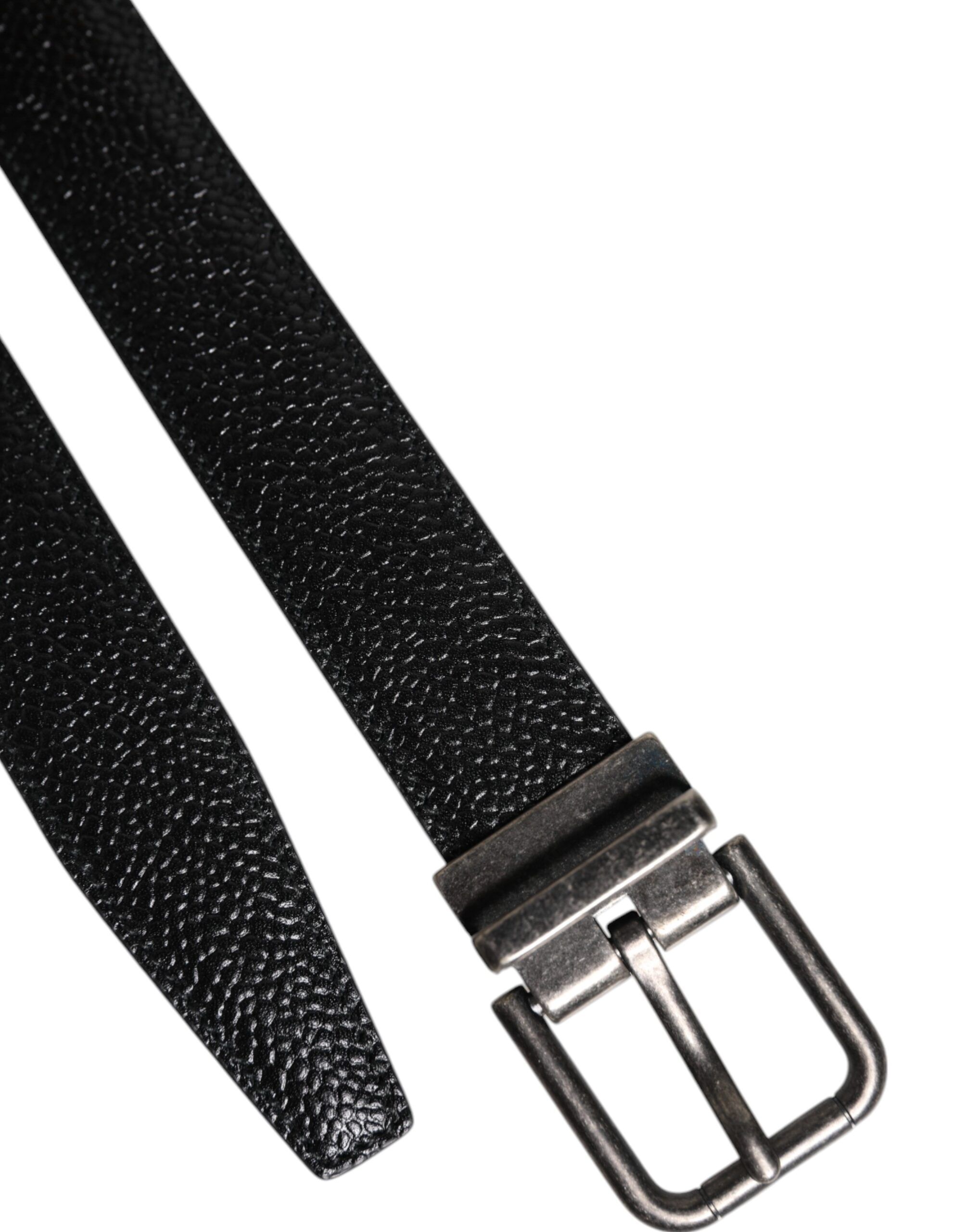 Calf Leather Classic Metal Buckle Men's Belt - Dolce & Gabbana - Modalova