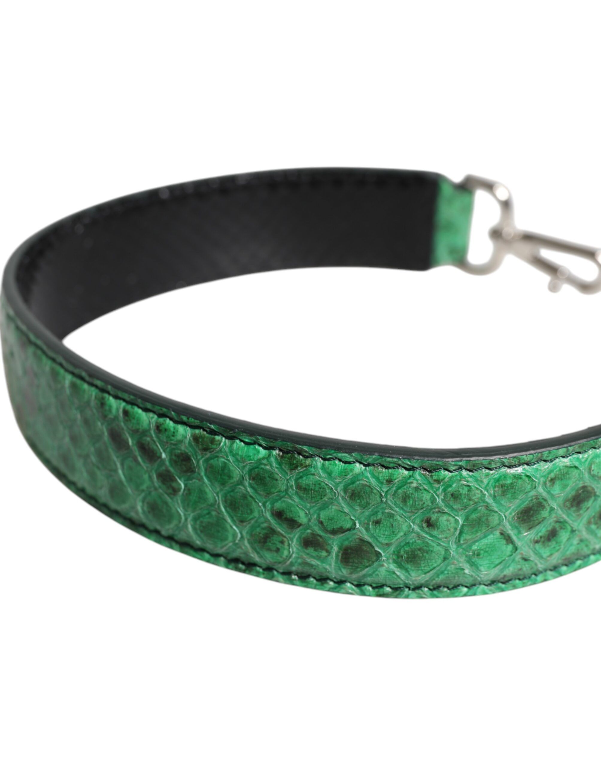Black Green Exotic Leather Bag Shoulder Women's Strap - Dolce & Gabbana - Modalova
