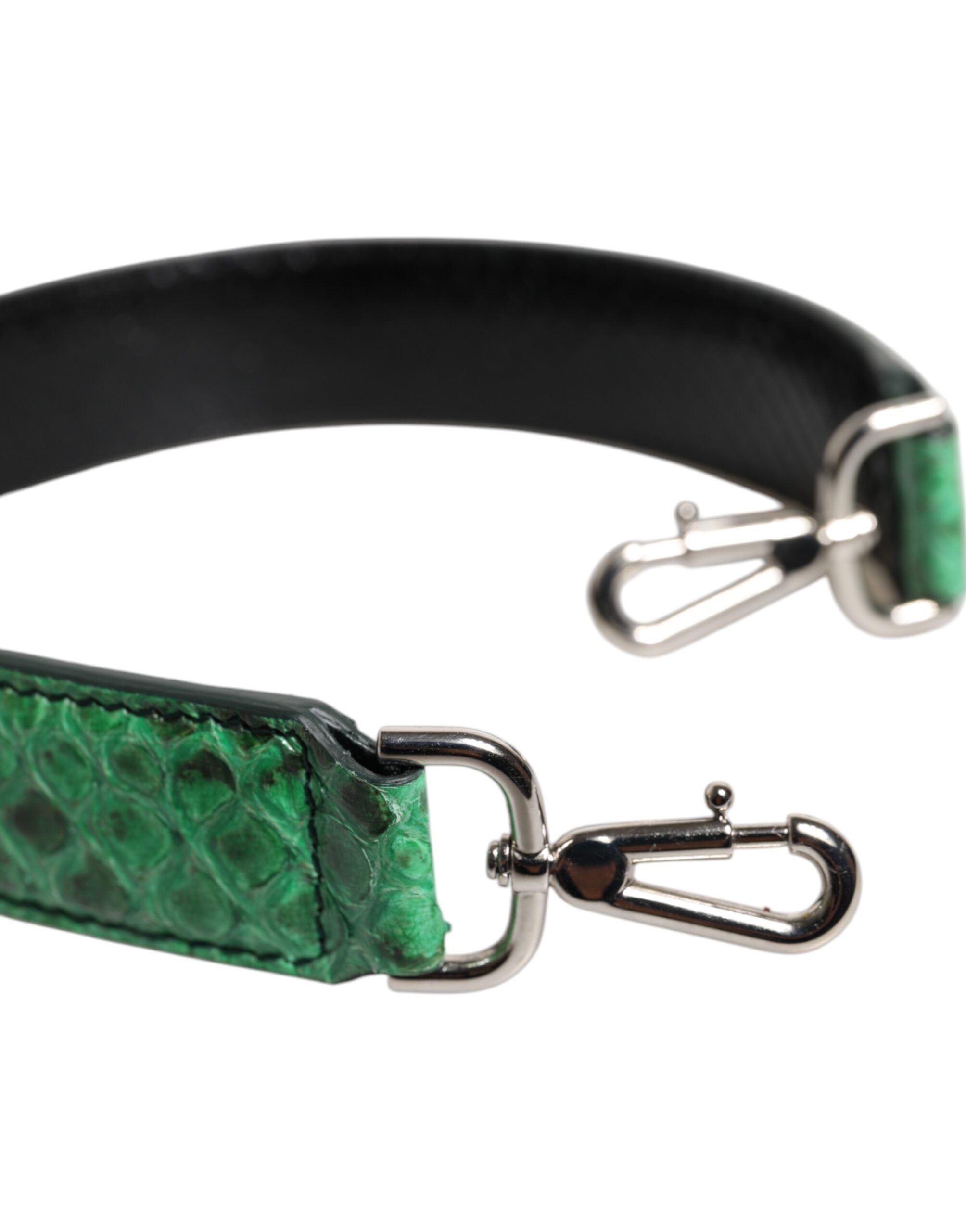 Black Green Exotic Leather Bag Shoulder Women's Strap - Dolce & Gabbana - Modalova