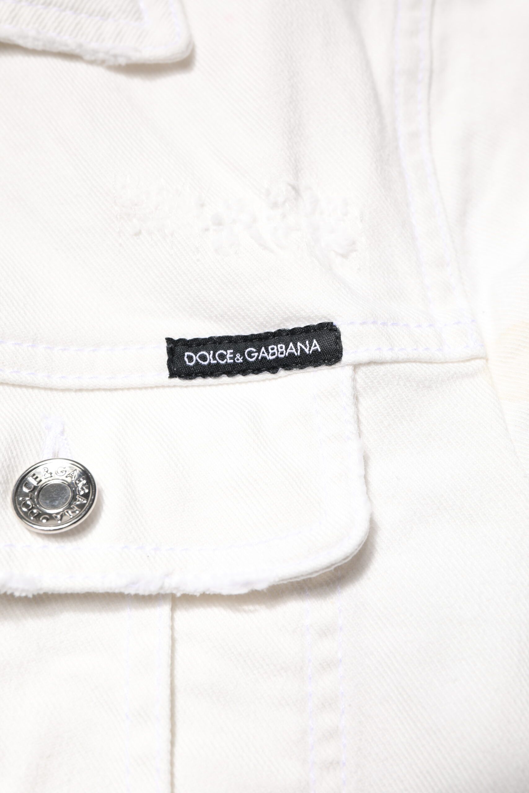 Graffiti Cotton Stretch Denim Men's Jacket (Pre-Owned) - Dolce & Gabbana - Modalova