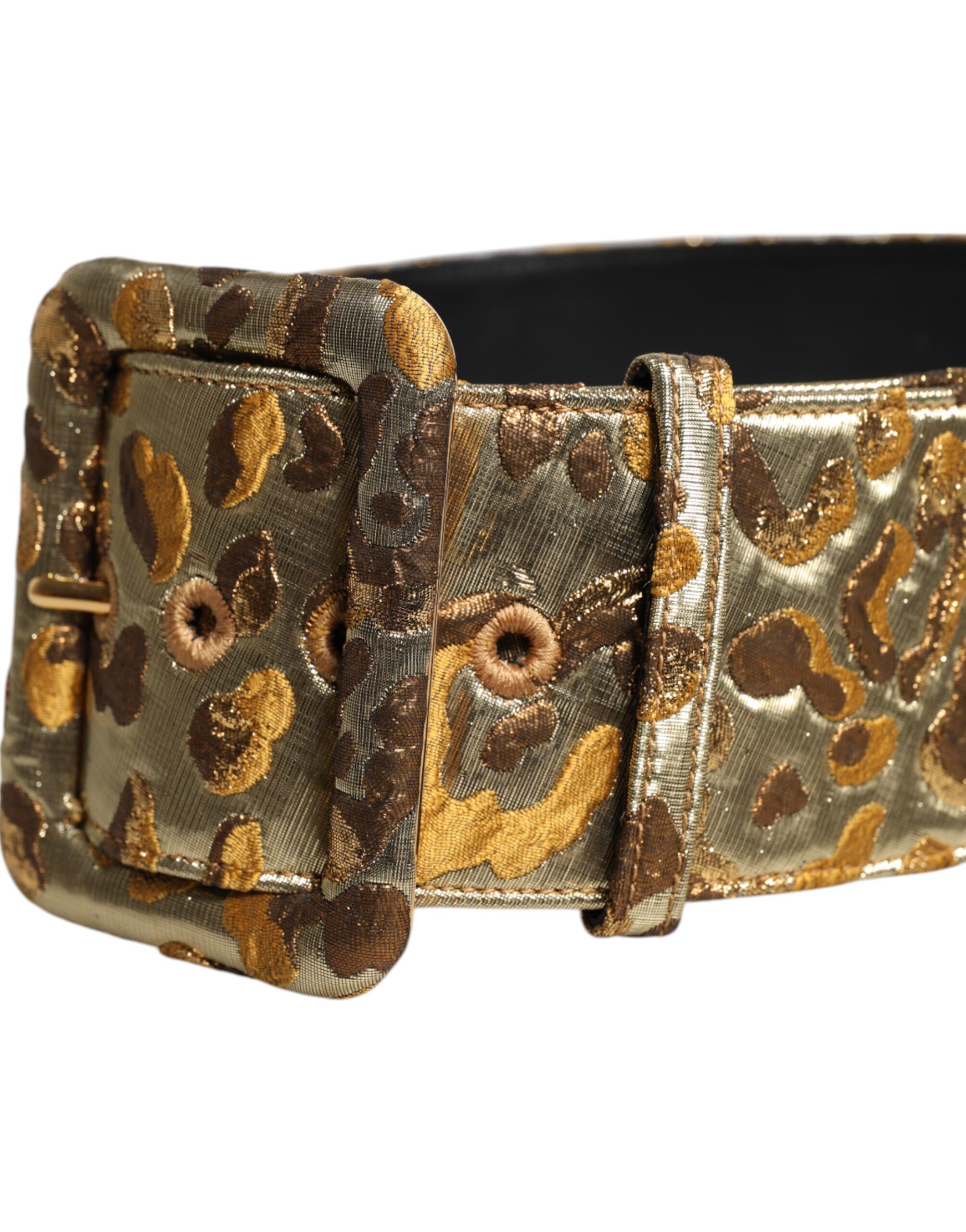 Spotted Jacquard Fabric Wide Waist Women's Belt (Pre-Owned) - Dolce & Gabbana - Modalova