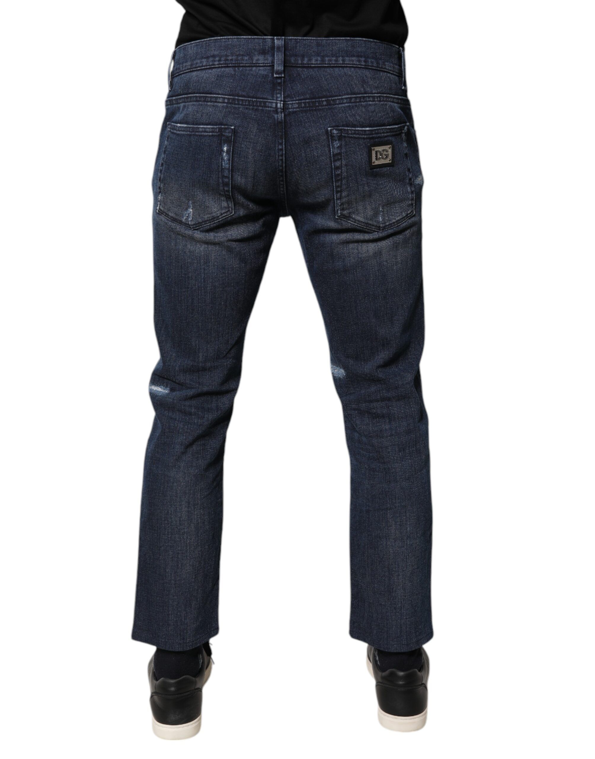 Cotton Stretch Skinny Men Denim Men's Jeans - Dolce & Gabbana - Modalova
