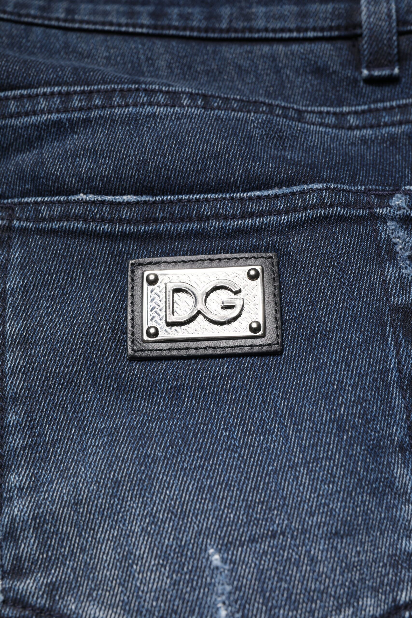 Cotton Stretch Skinny Men Denim Men's Jeans - Dolce & Gabbana - Modalova