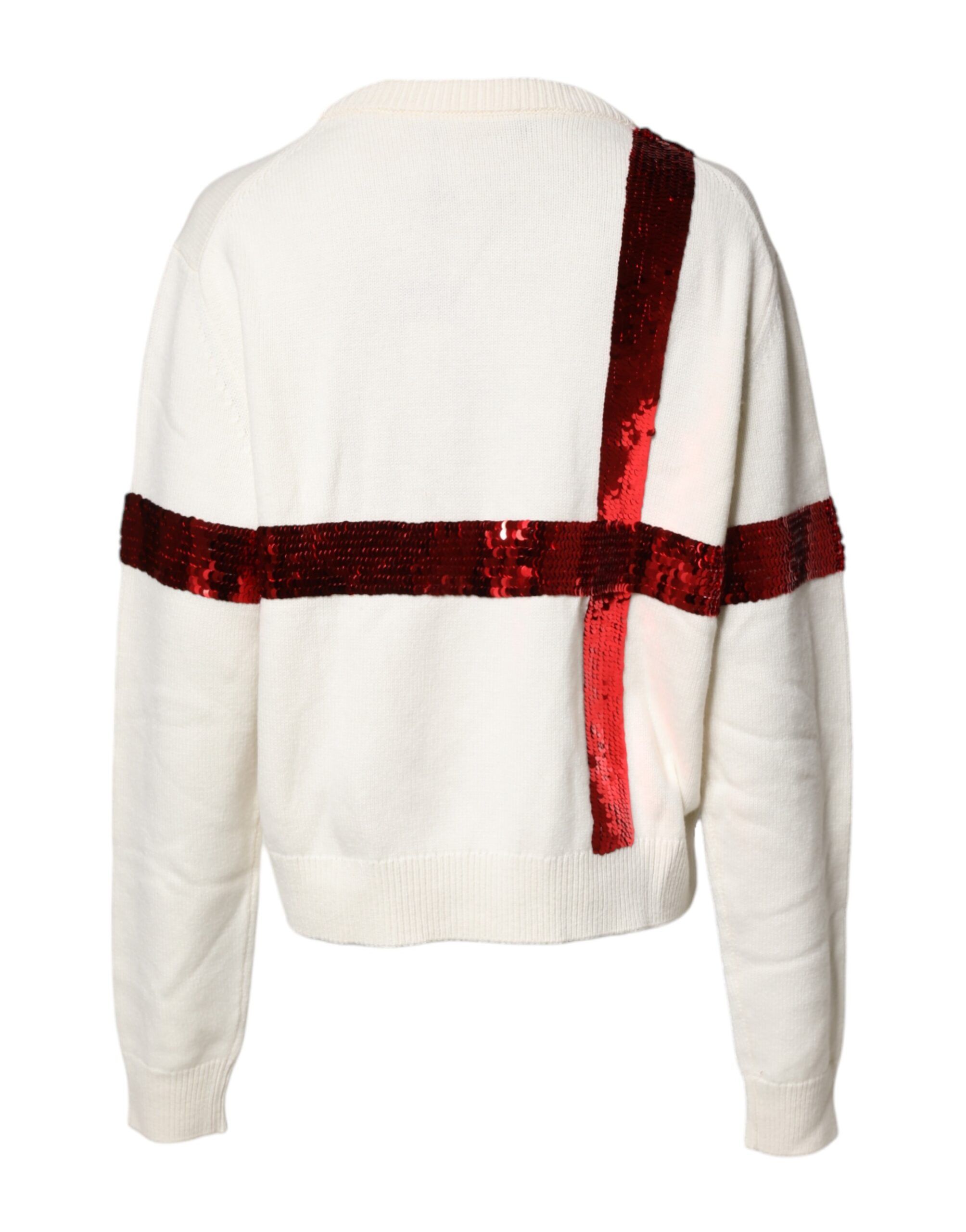 Sequined Crew Neck Pullover Women's Sweater (Pre-Owned) - Dolce & Gabbana - Modalova