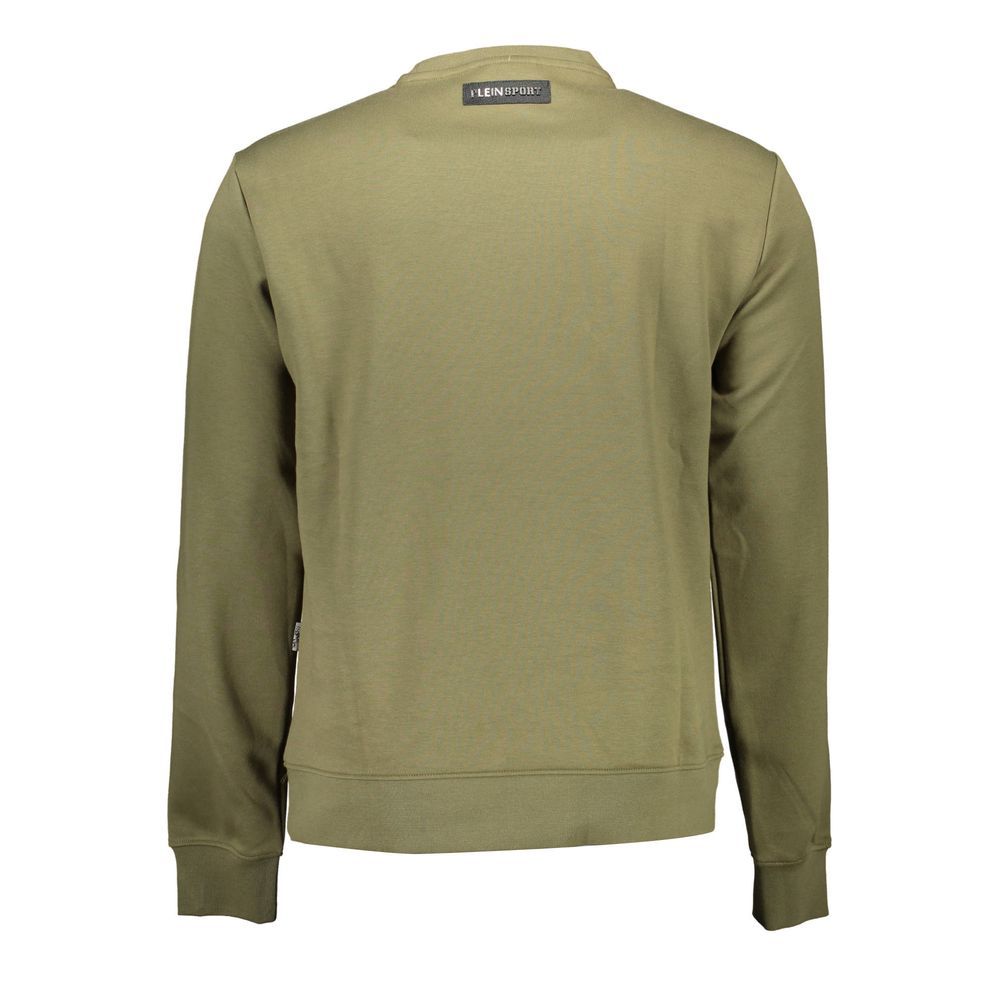 Verde Cotton Men Men's Sweatshirt - Plein Sport - Modalova