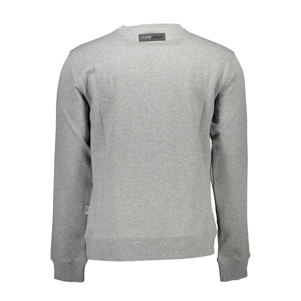 Grigio Cotton Men Men's Sweatshirt - Plein Sport - Modalova