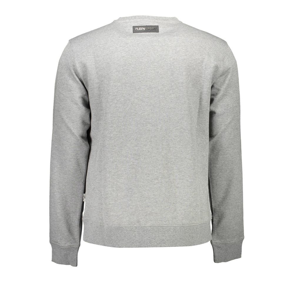 Grigio Cotton Men Men's Sweatshirt - Plein Sport - Modalova
