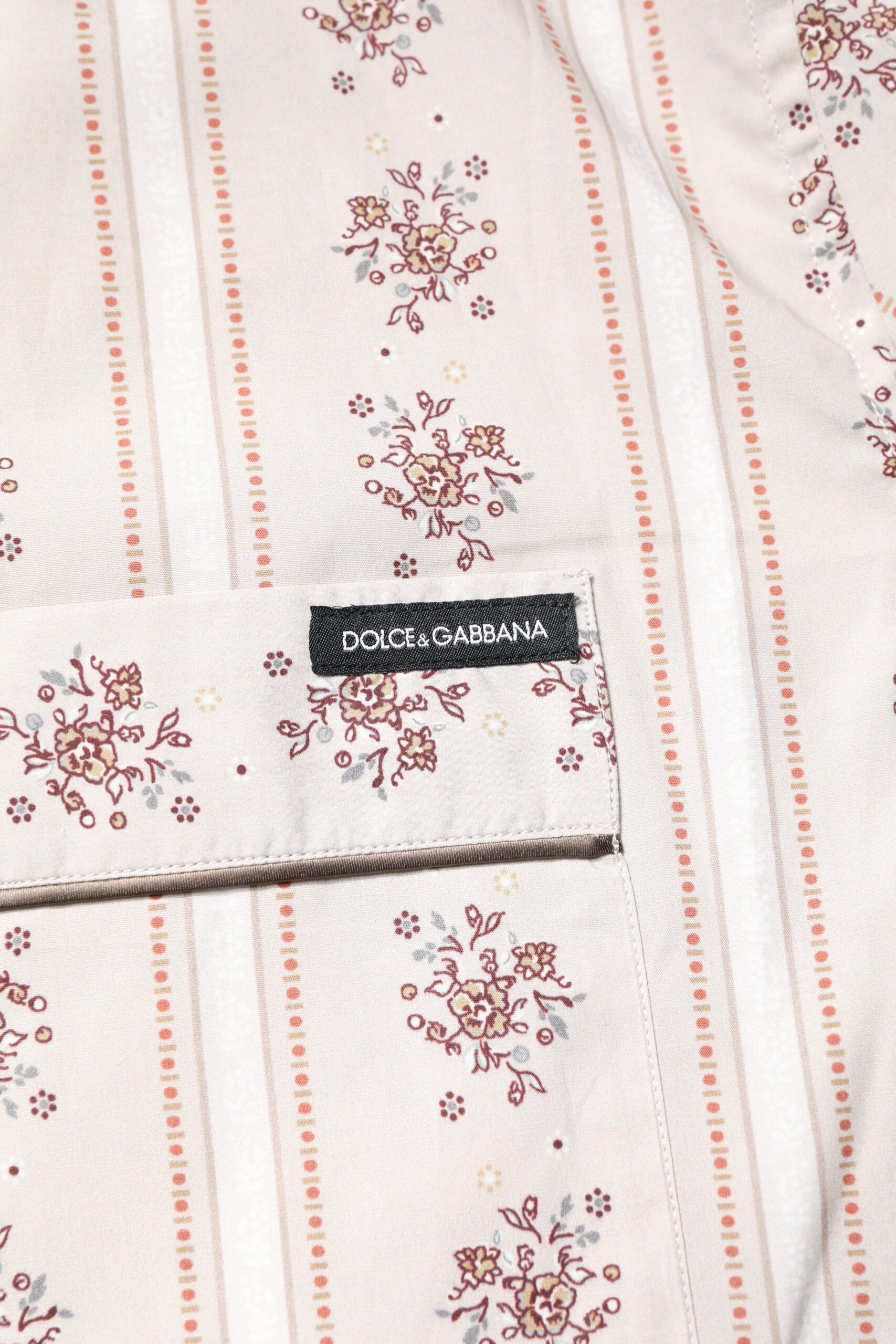 Floral Print Cotton Men Pajama Set Men's Sleepwear - Dolce & Gabbana - Modalova