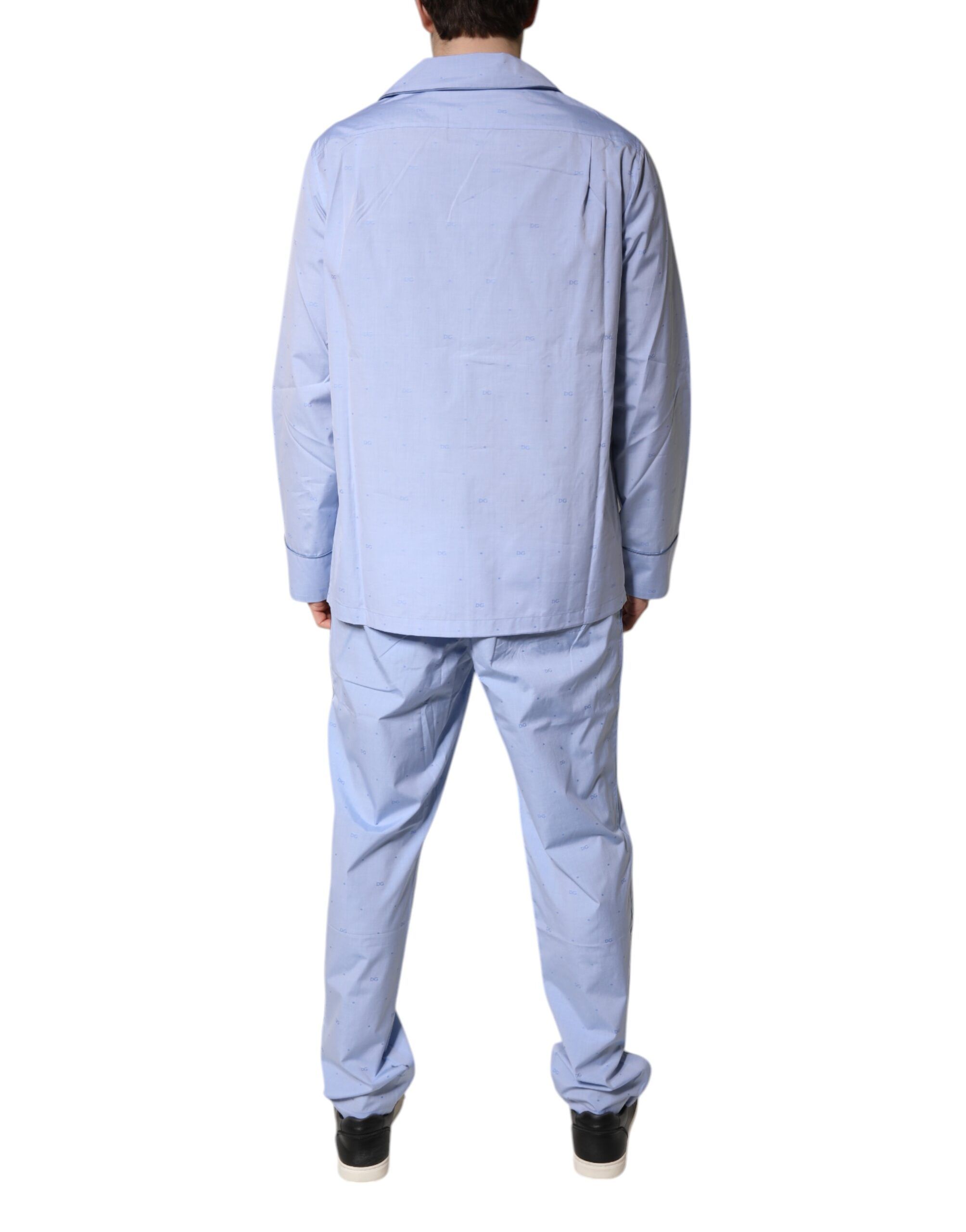 DG Logo Cotton Men Pajama Set Men's Sleepwear - Dolce & Gabbana - Modalova