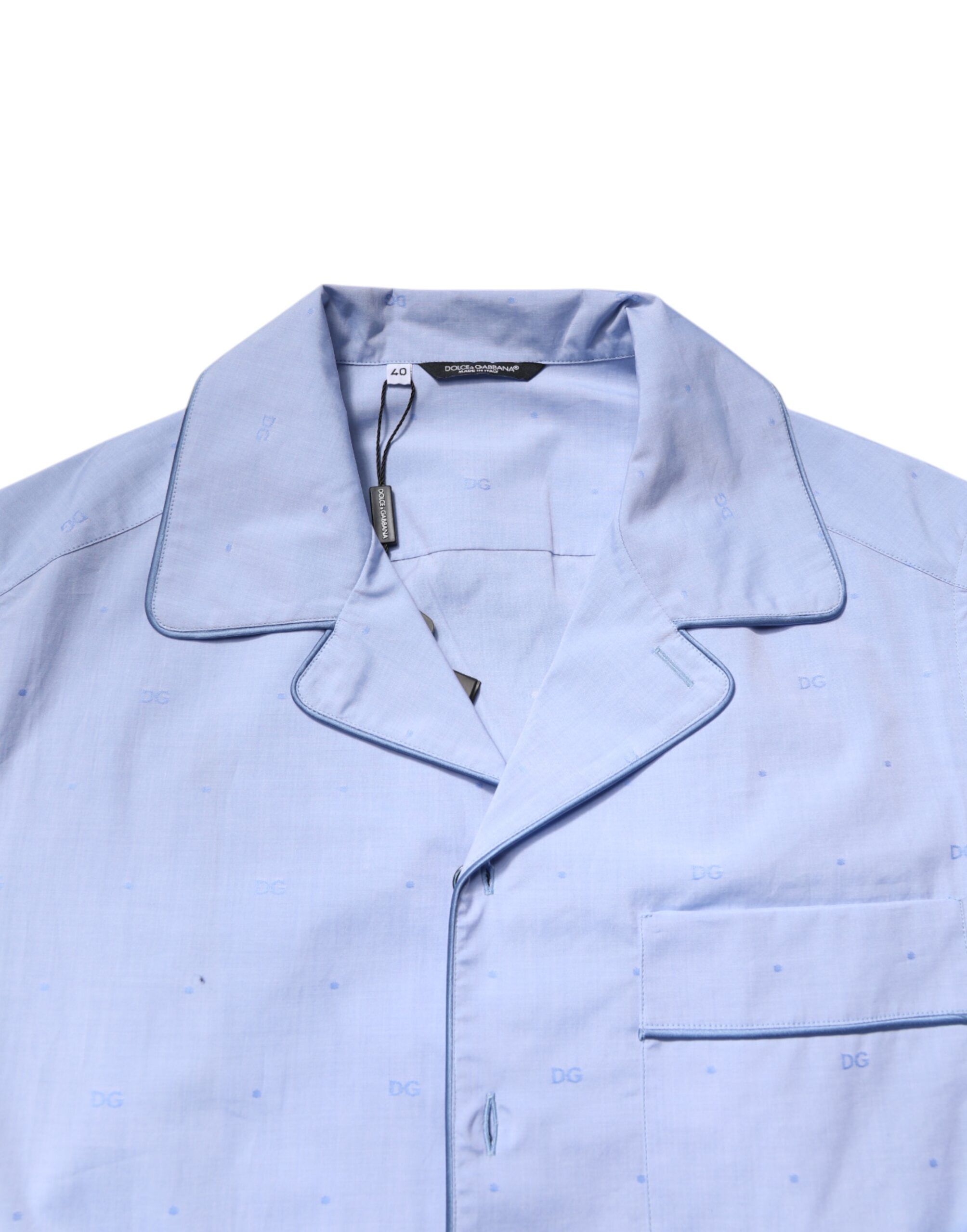 DG Logo Cotton Men Pajama Set Men's Sleepwear - Dolce & Gabbana - Modalova