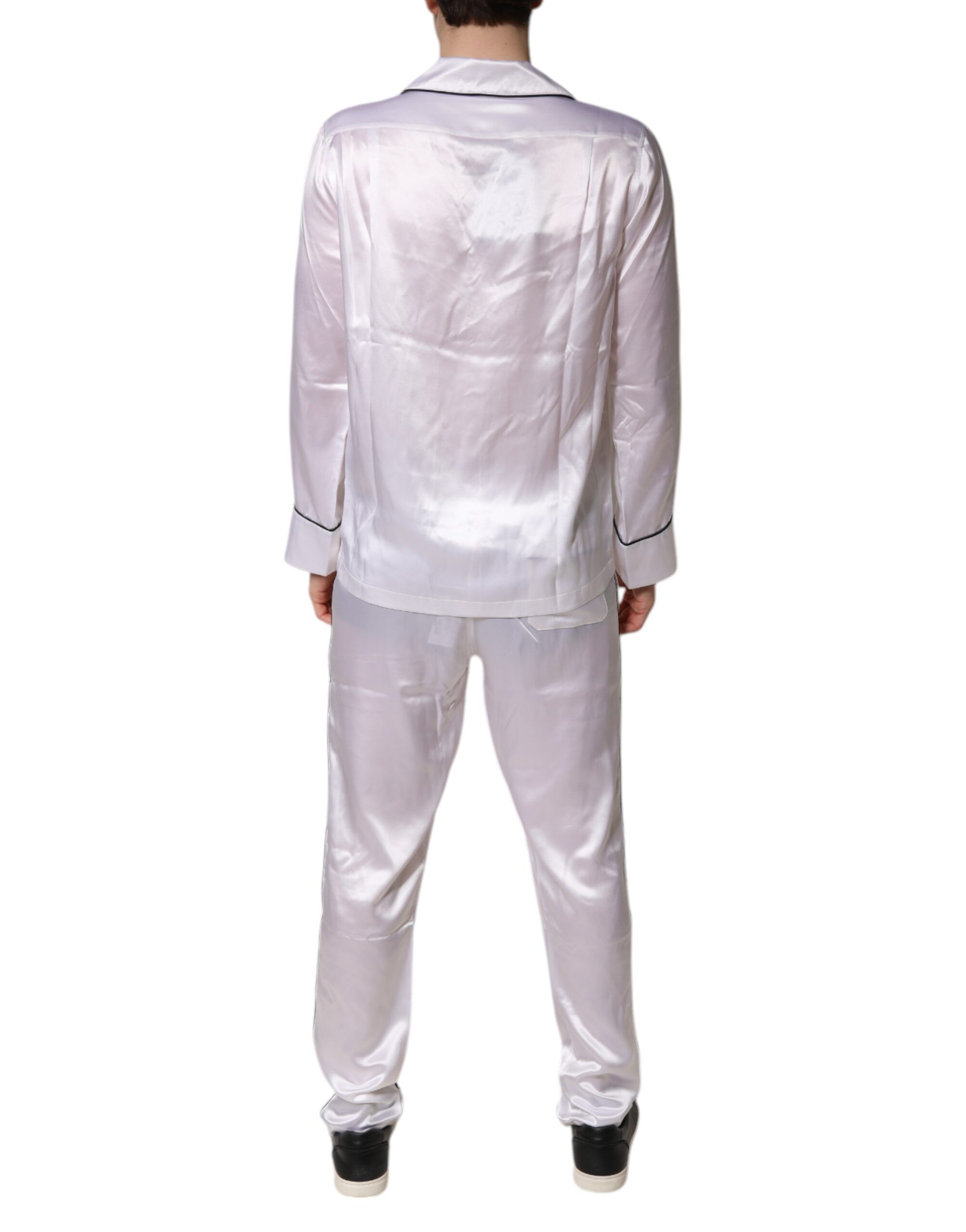 Satin Silk Men Pajama Set Men's Sleepwear (Pre-Owned) - Dolce & Gabbana - Modalova