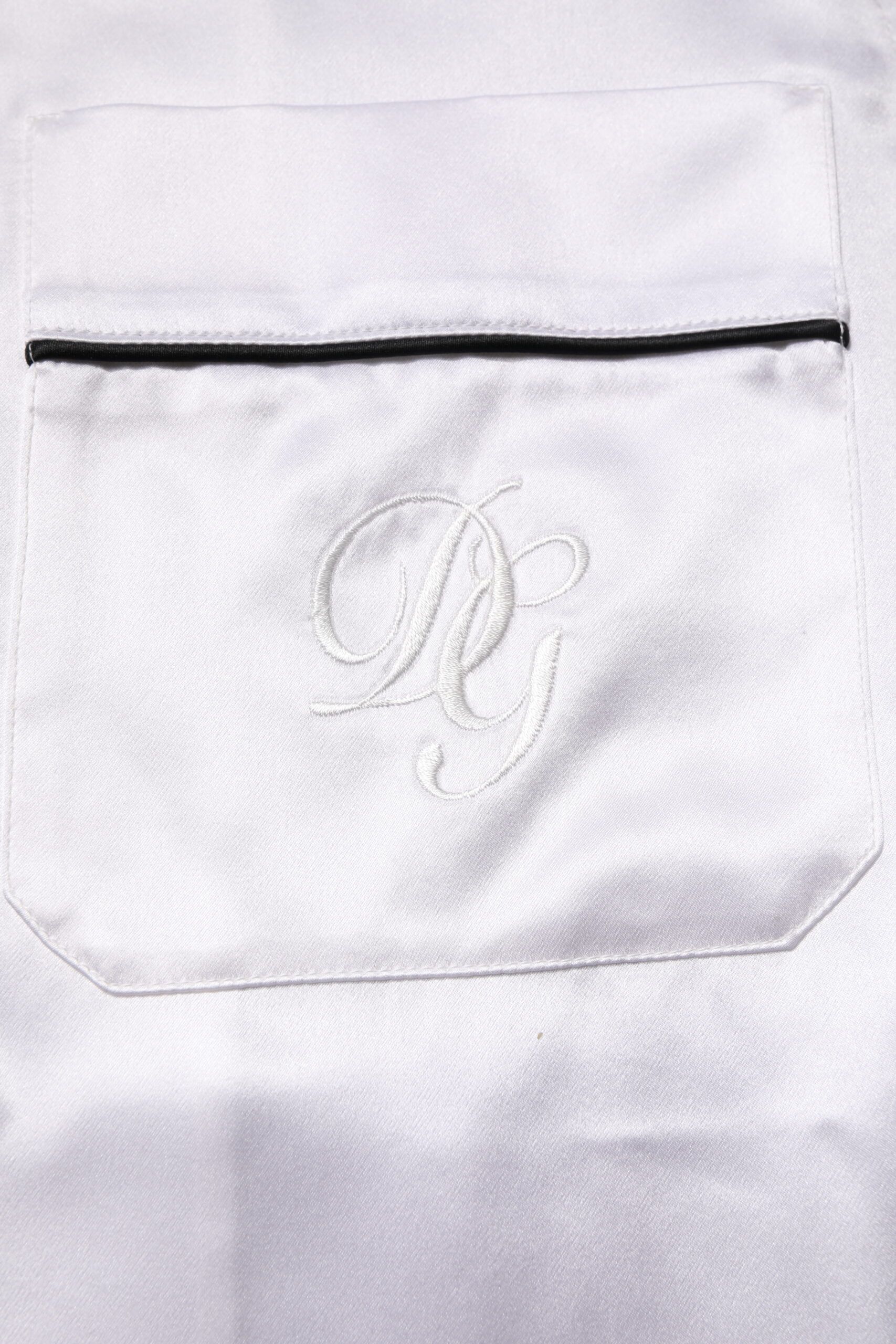 Satin Silk Men Pajama Set Men's Sleepwear - Dolce & Gabbana - Modalova