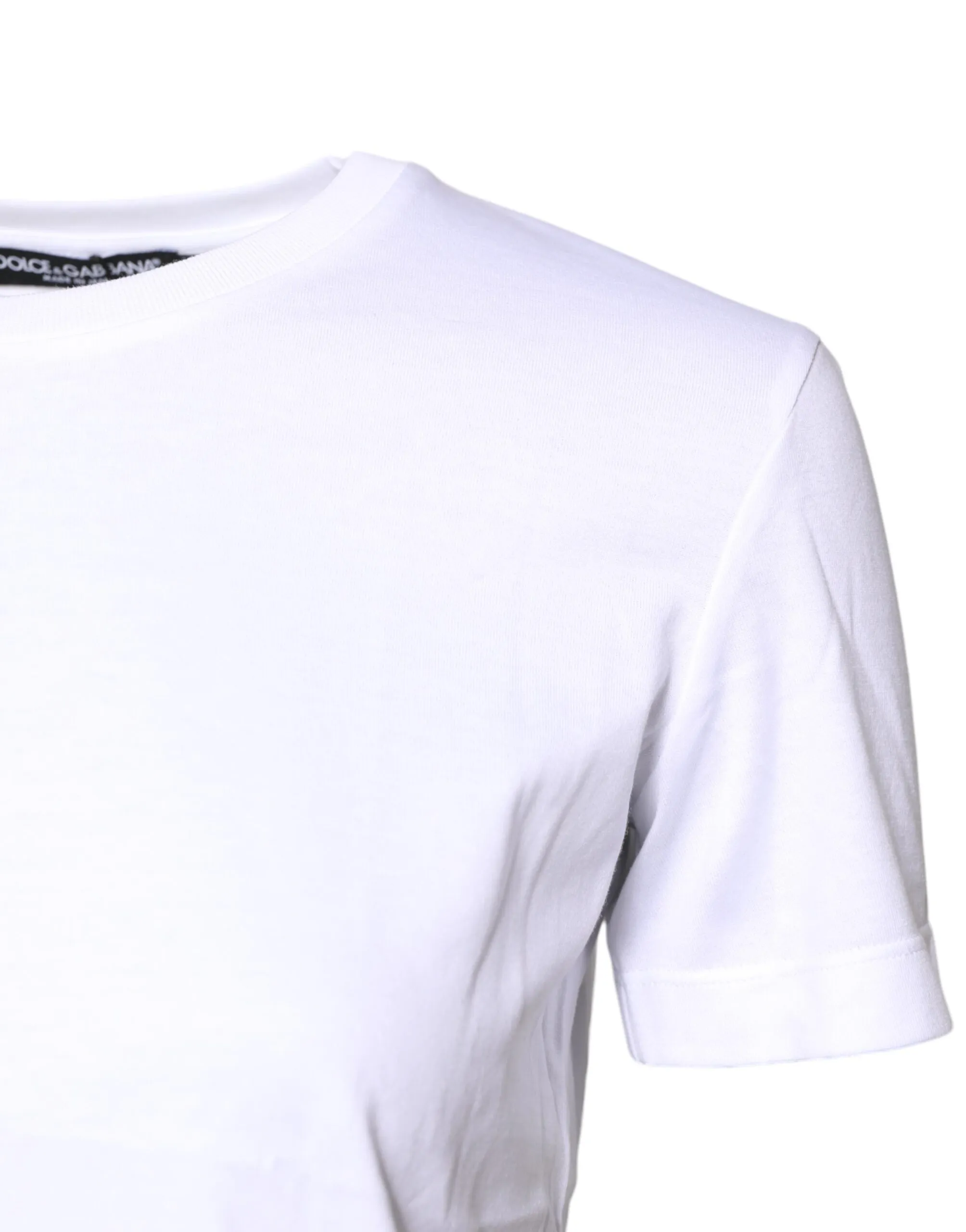 Cotton Crew Neck Short Sleeves Women's T-shirt - Dolce & Gabbana - Modalova