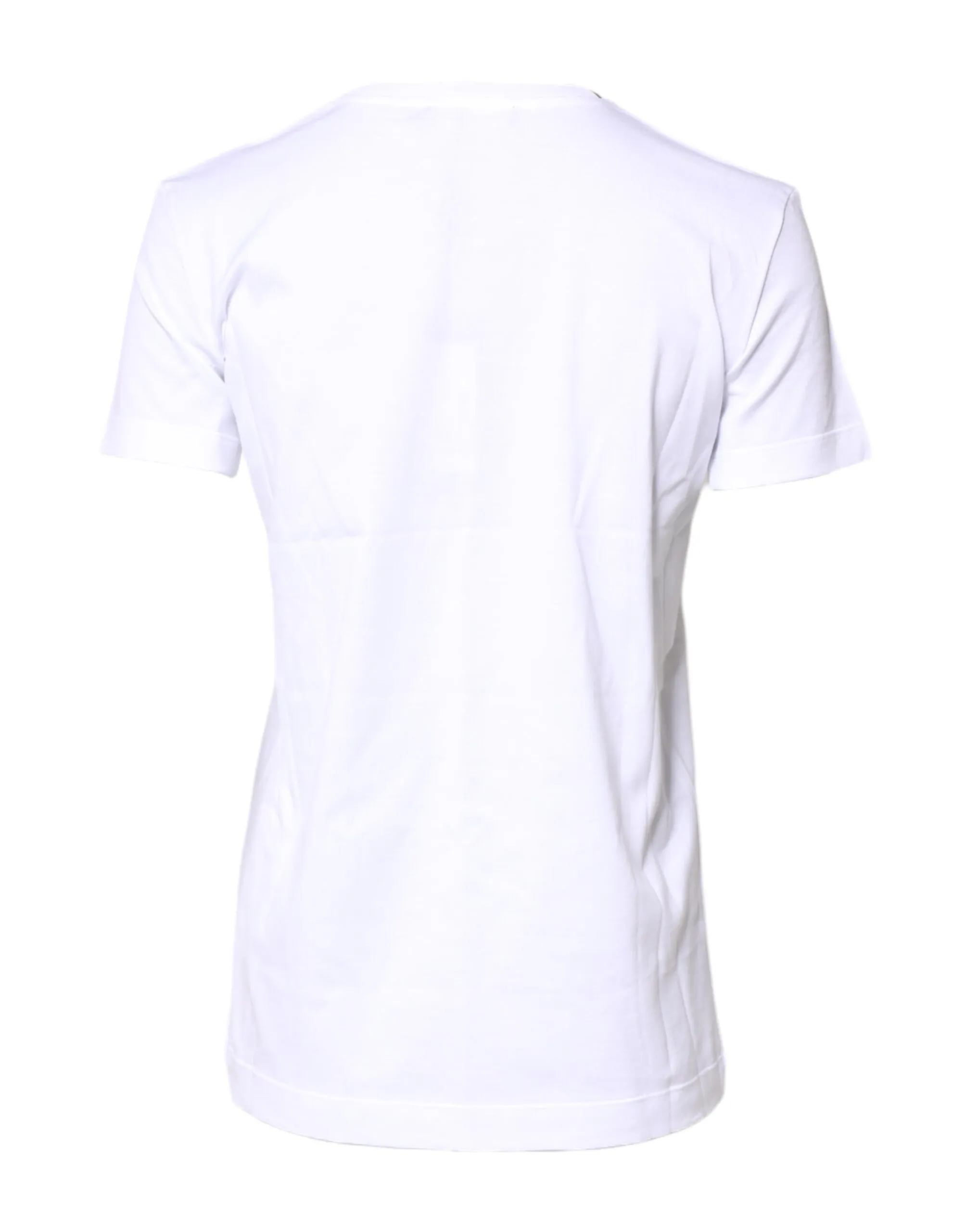 Cotton Crew Neck Short Sleeves Women's T-shirt - Dolce & Gabbana - Modalova