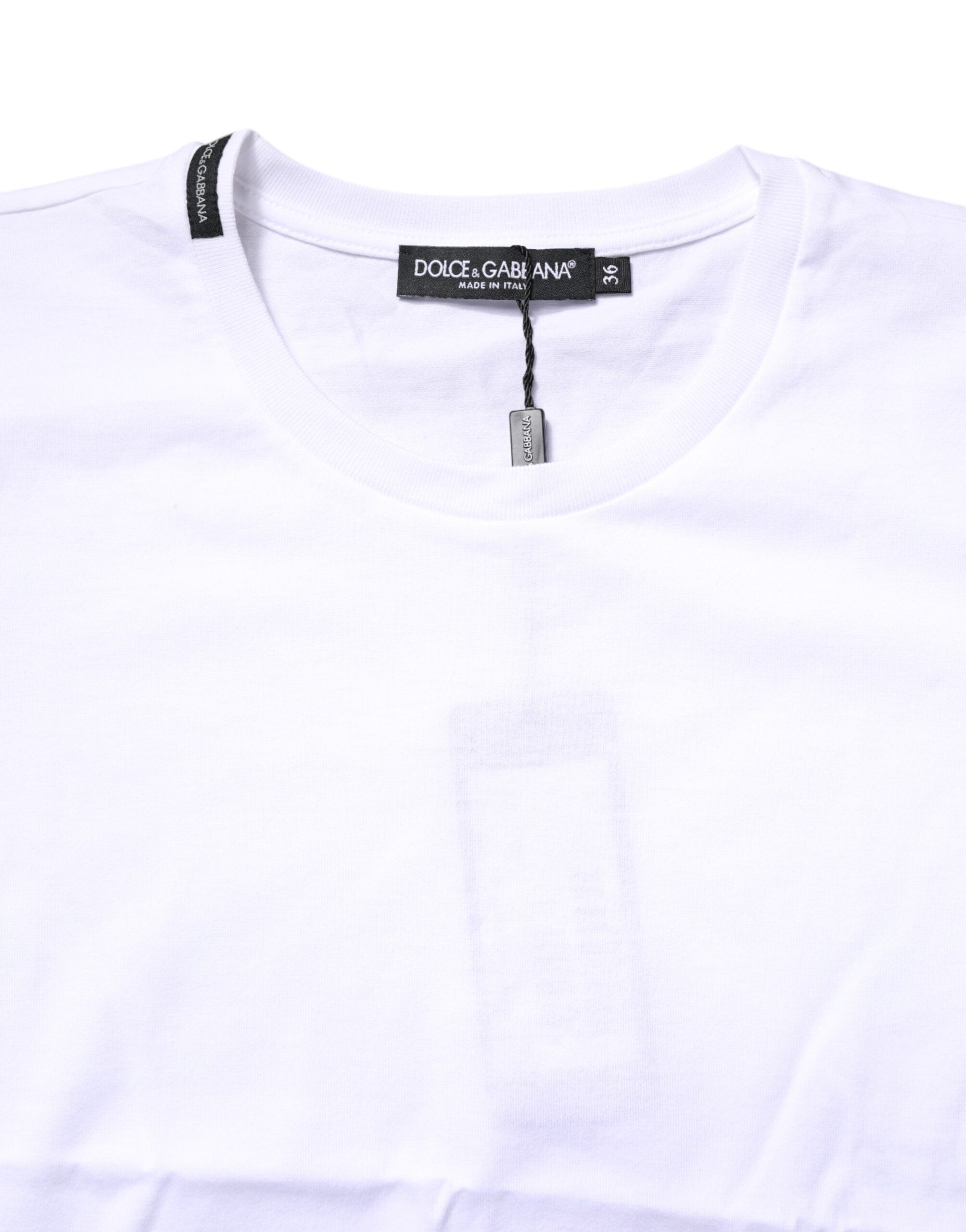 Cotton Crew Neck Short Sleeves Women's T-shirt - Dolce & Gabbana - Modalova