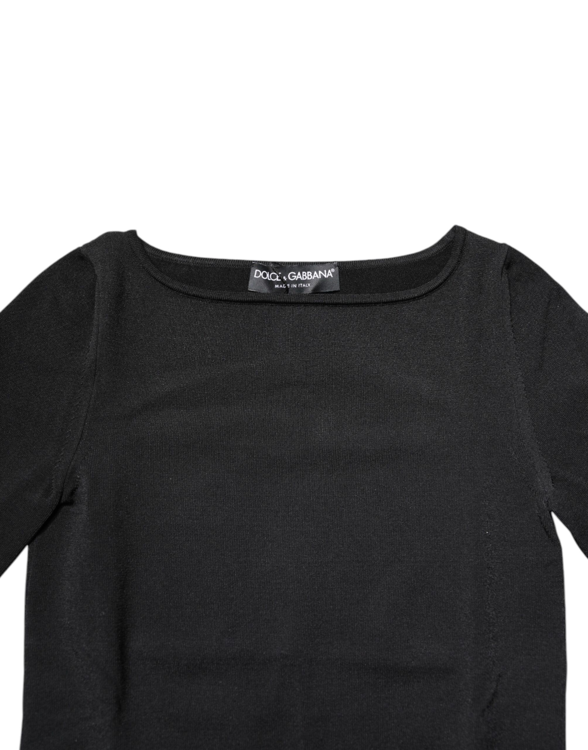 Viscose Long Sleeves Pullover Women's Top - Dolce & Gabbana - Modalova