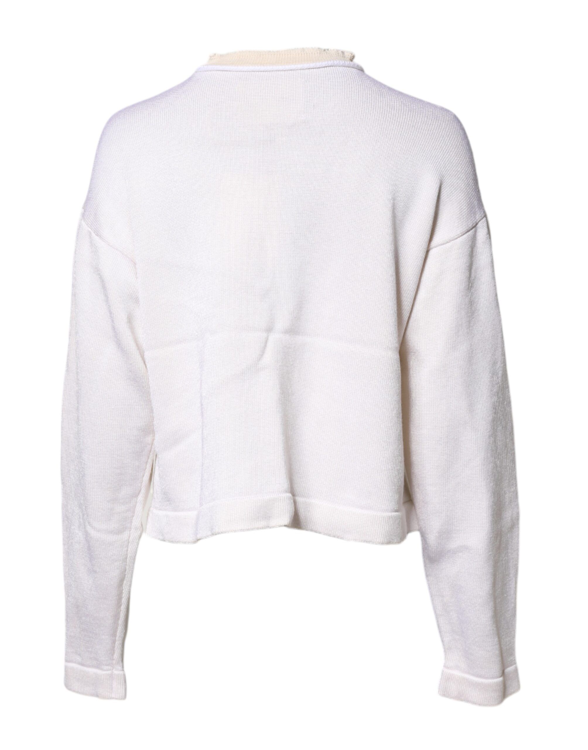 Viscose Crew Neck Long Sleeves Pullover Women's Sweater (Pre-Owned) - Jil Sander - Modalova