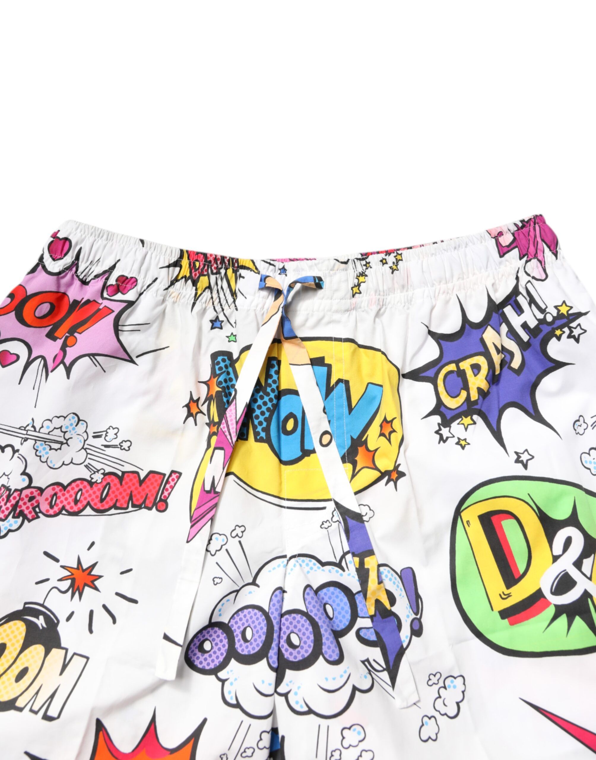 Cartoon Print Cotton Men Pajama Set Men's Sleepwear - Dolce & Gabbana - Modalova
