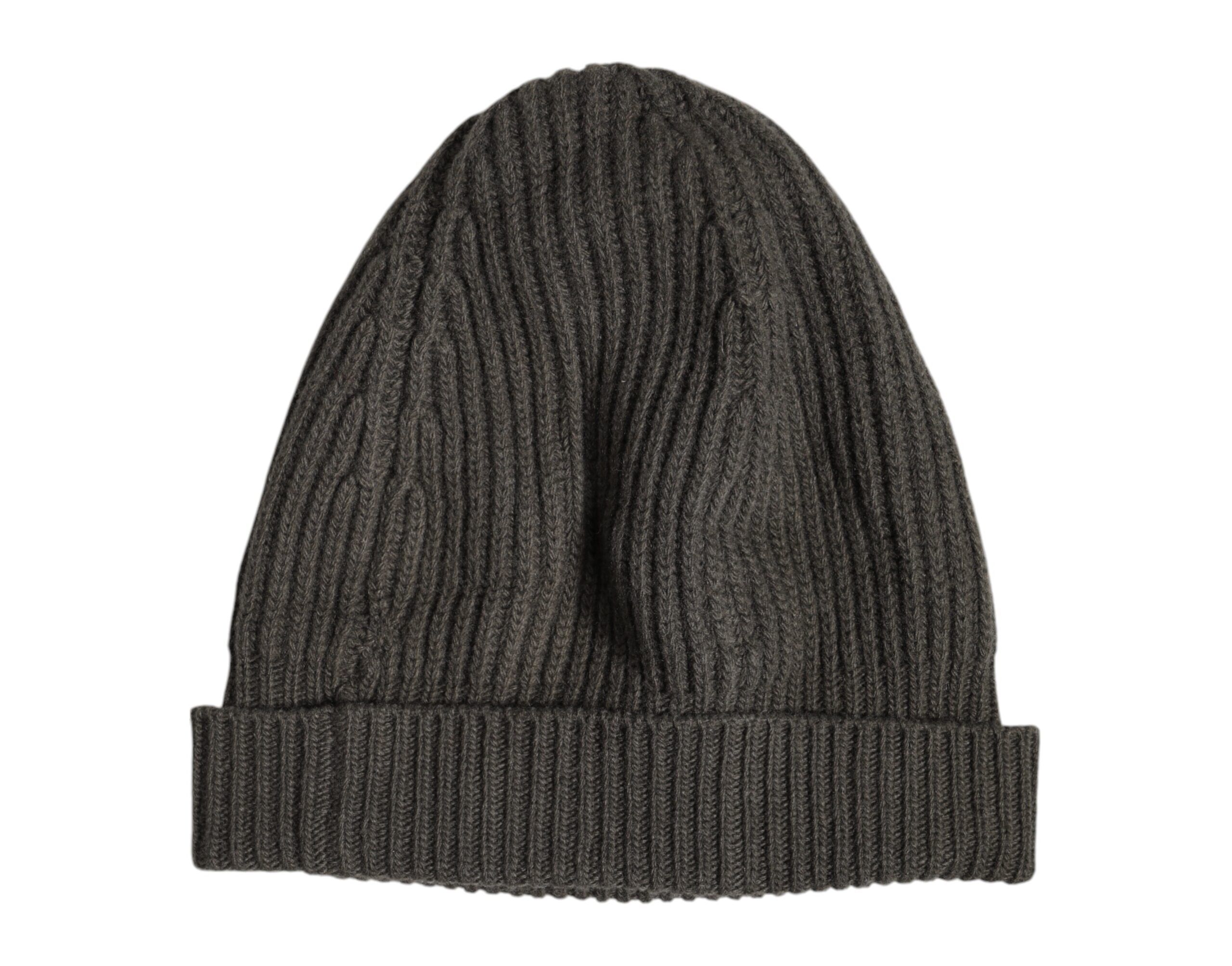 Wool DG Plaque Knitted Winter Beanie Men's Hat (Pre-Owned) - Dolce & Gabbana - Modalova