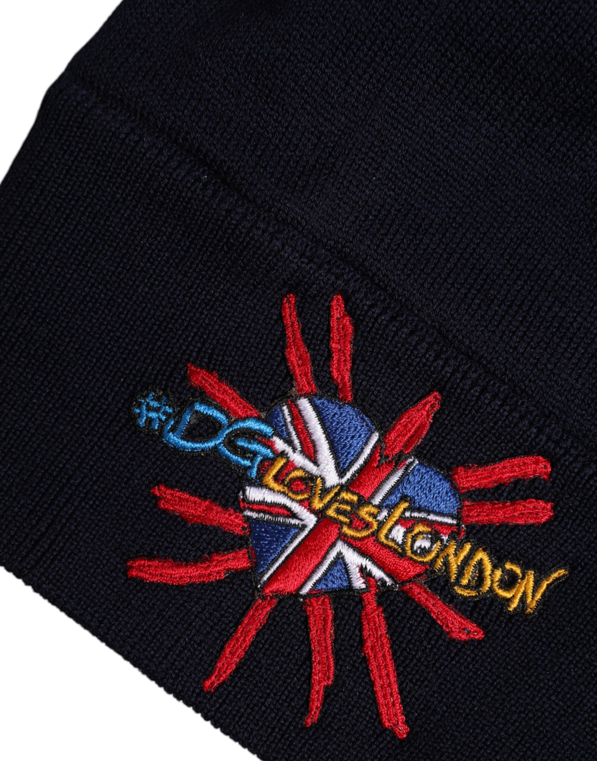 Wool #DGLovesLondon Winter Beanie Men's Hat (Pre-Owned) - Dolce & Gabbana - Modalova