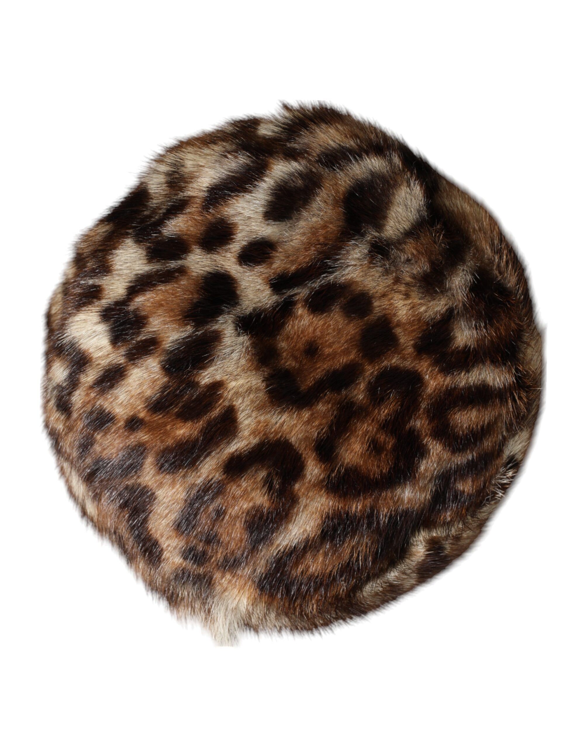 Leopard Faux Fur Women Bucket Women's Hat - Dolce & Gabbana - Modalova