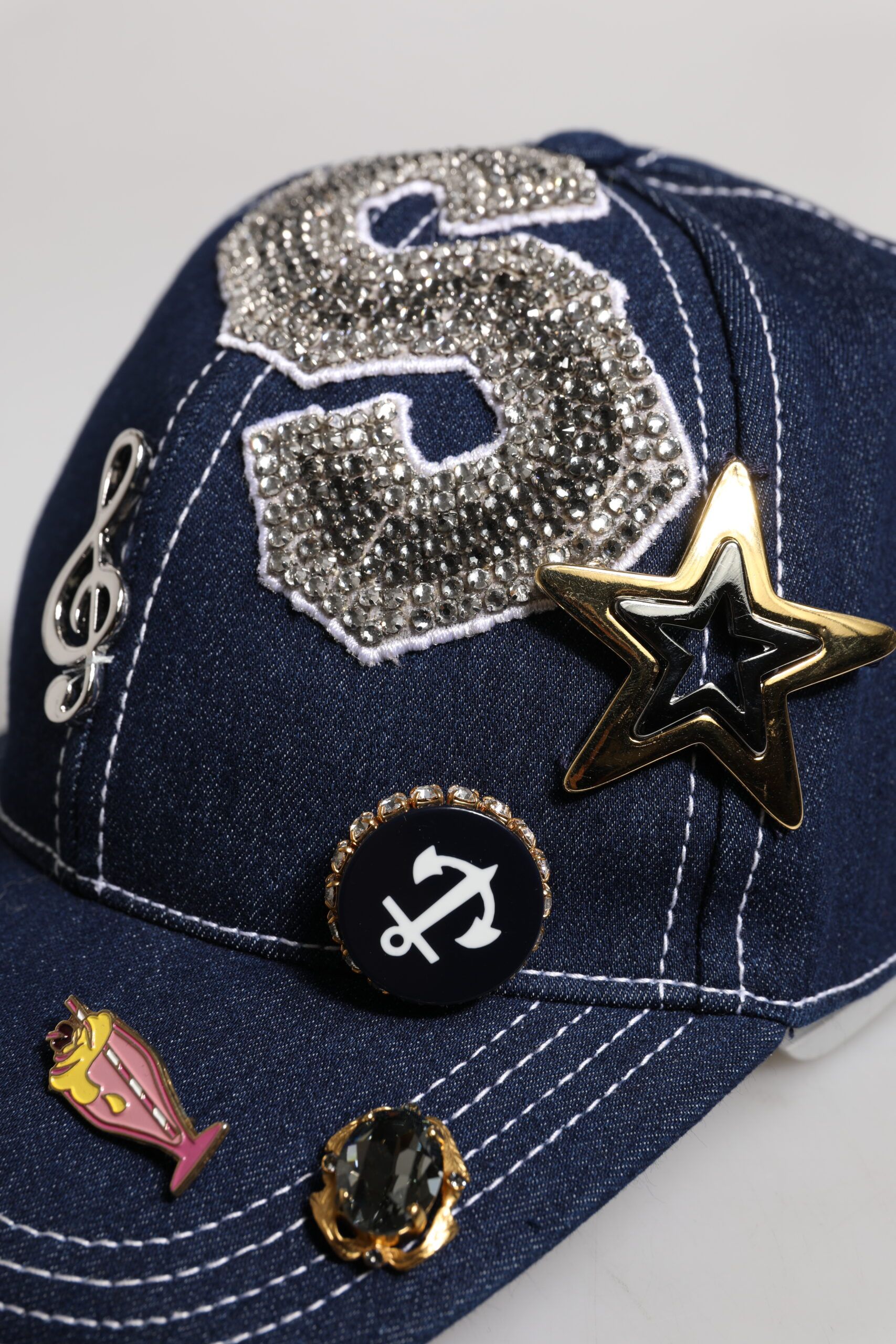 Crystal Embellishment Baseball Women's Cap - Dolce & Gabbana - Modalova