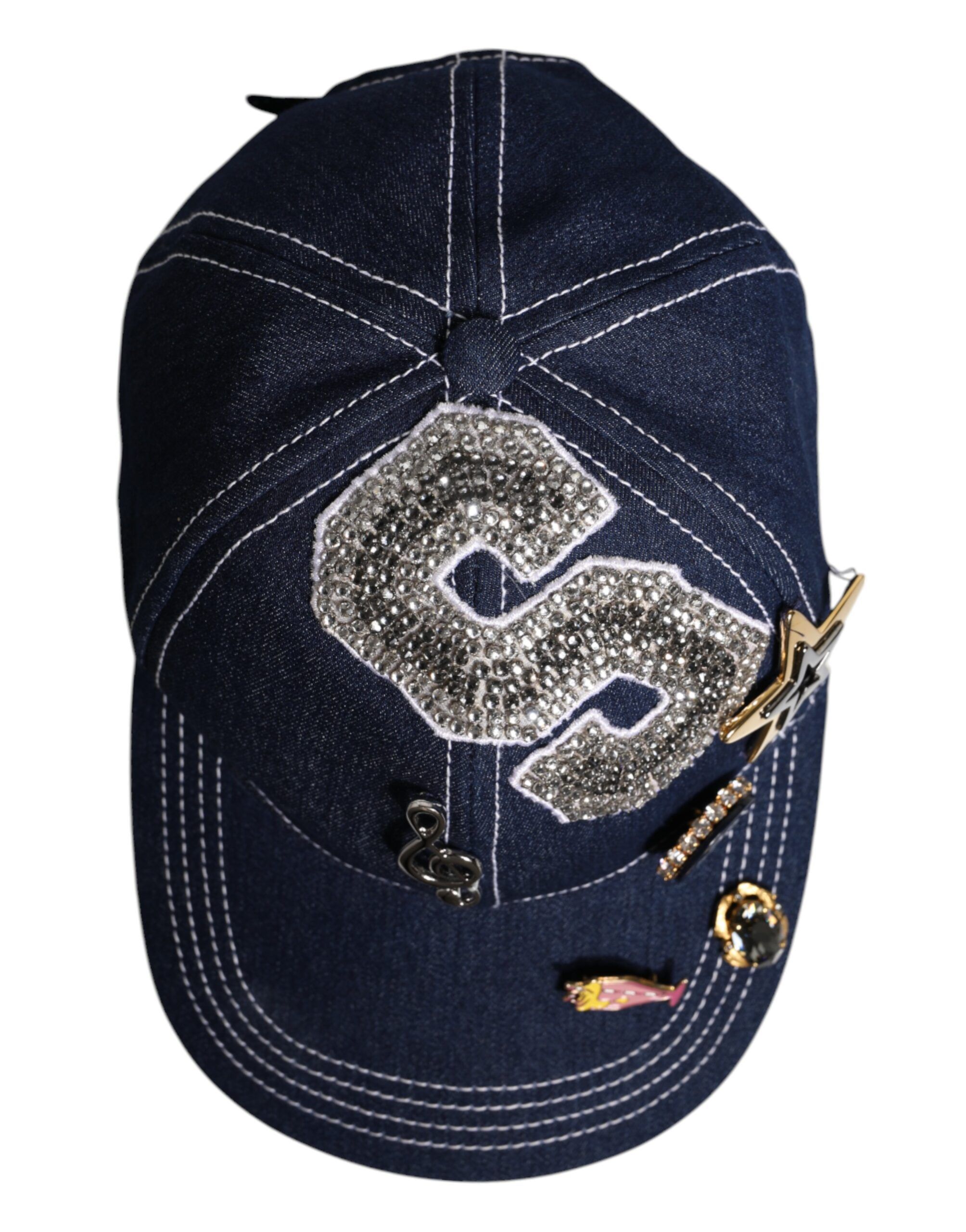 Crystal Embellishment Baseball Women's Cap - Dolce & Gabbana - Modalova