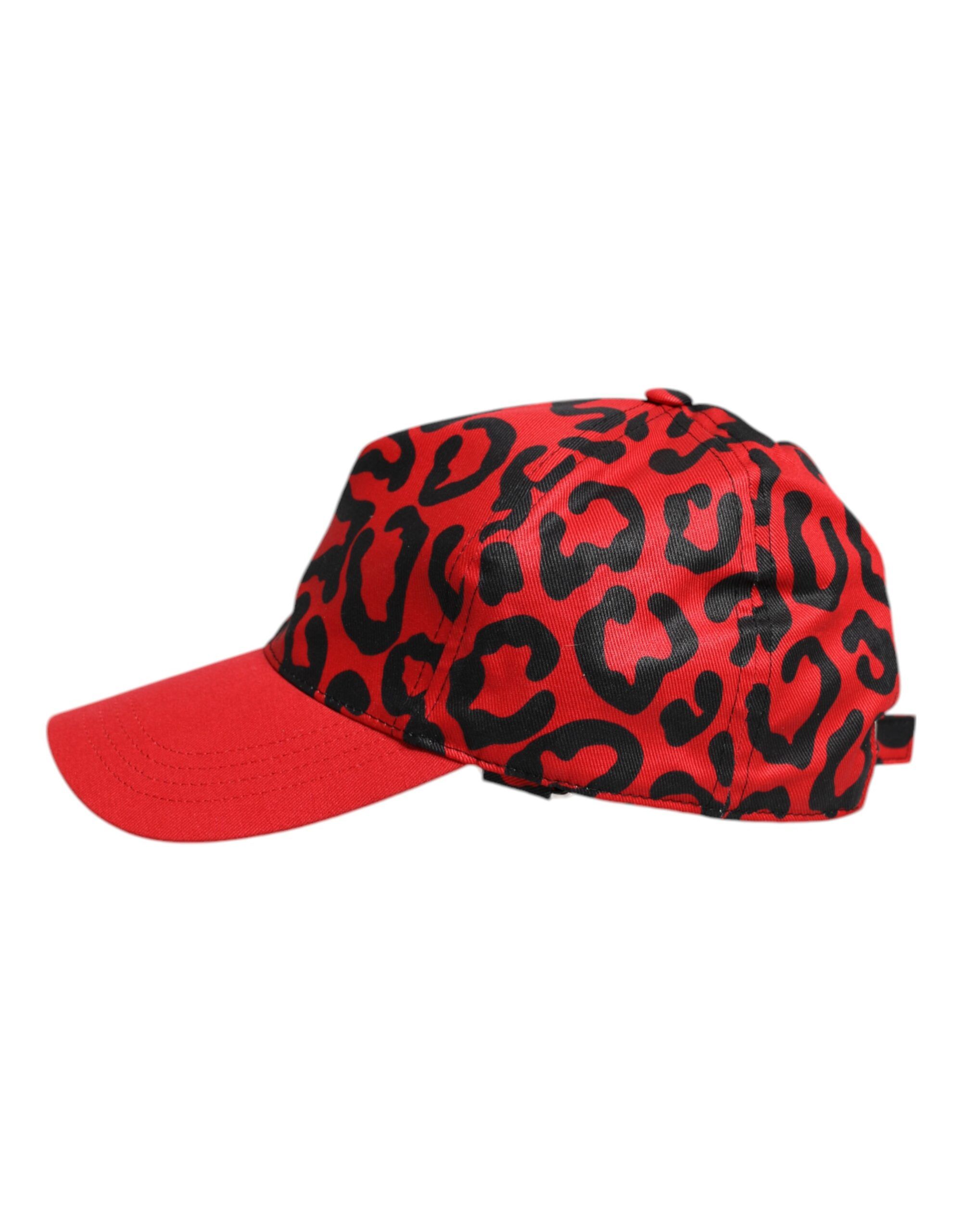 Red Cotton 6 Panels Women Baseball Women's Cap - Dolce & Gabbana - Modalova