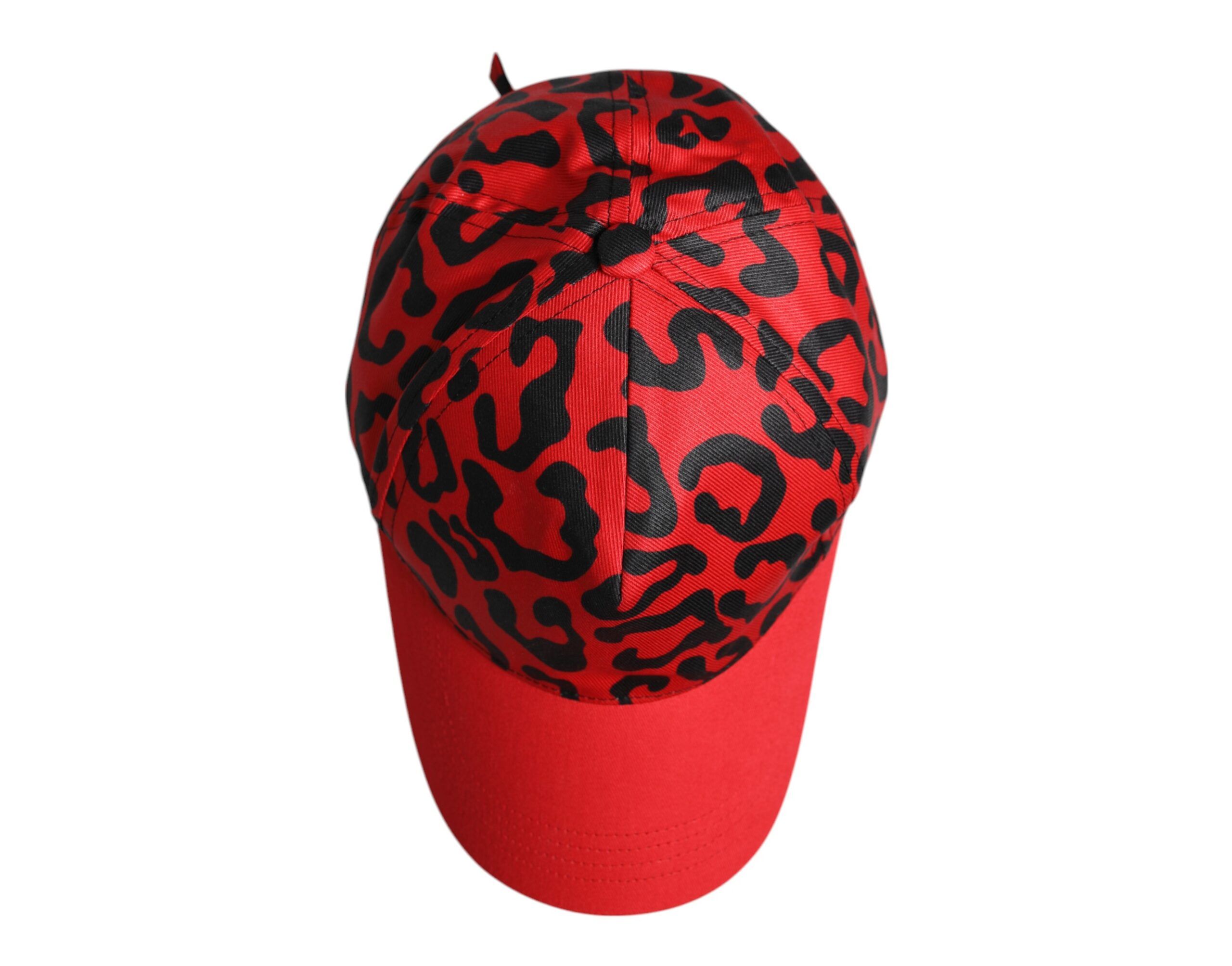 Red Cotton 6 Panels Women Baseball Women's Cap - Dolce & Gabbana - Modalova