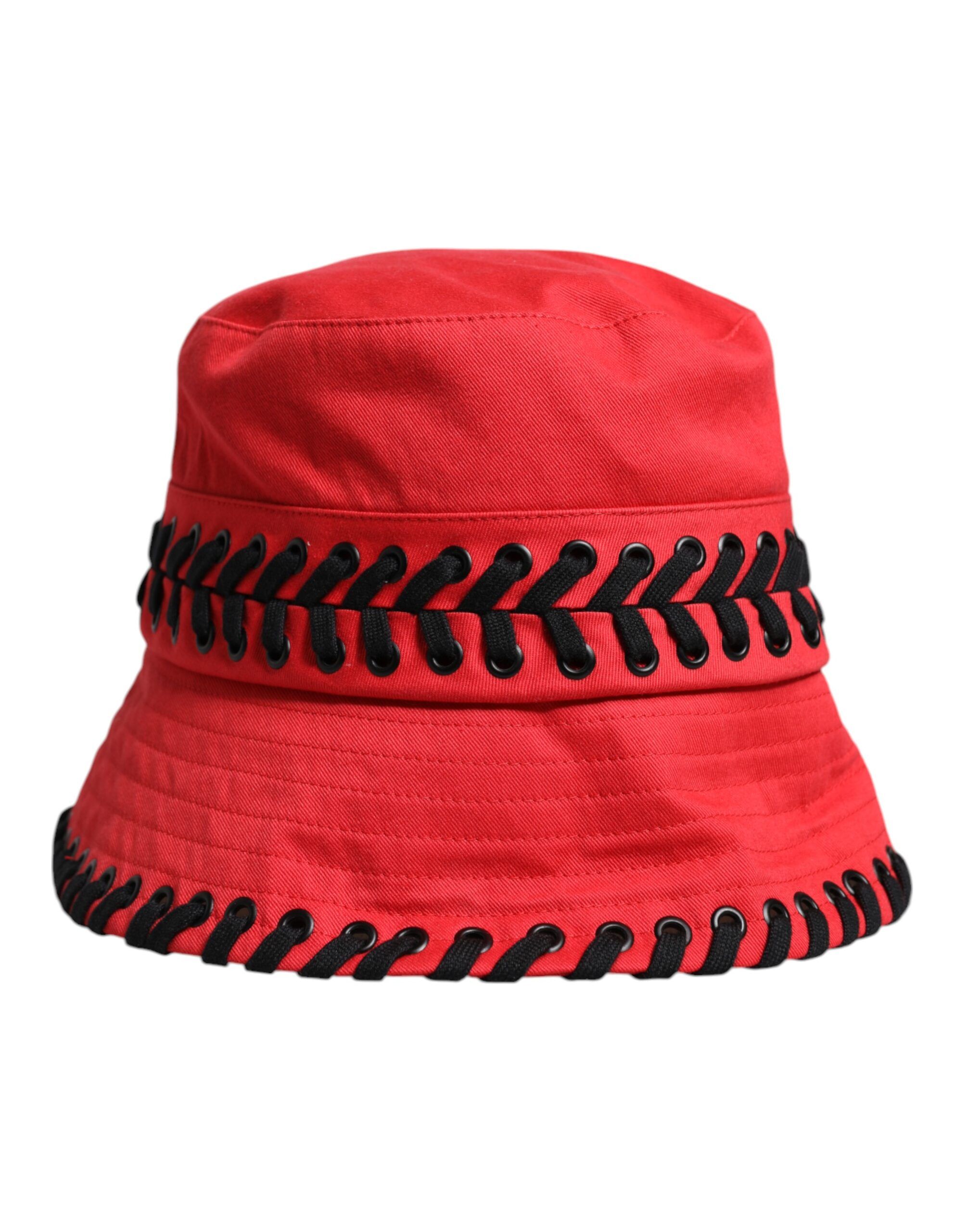 Lace Polyester Wide Brim Bucket Women's Hat - Dolce & Gabbana - Modalova