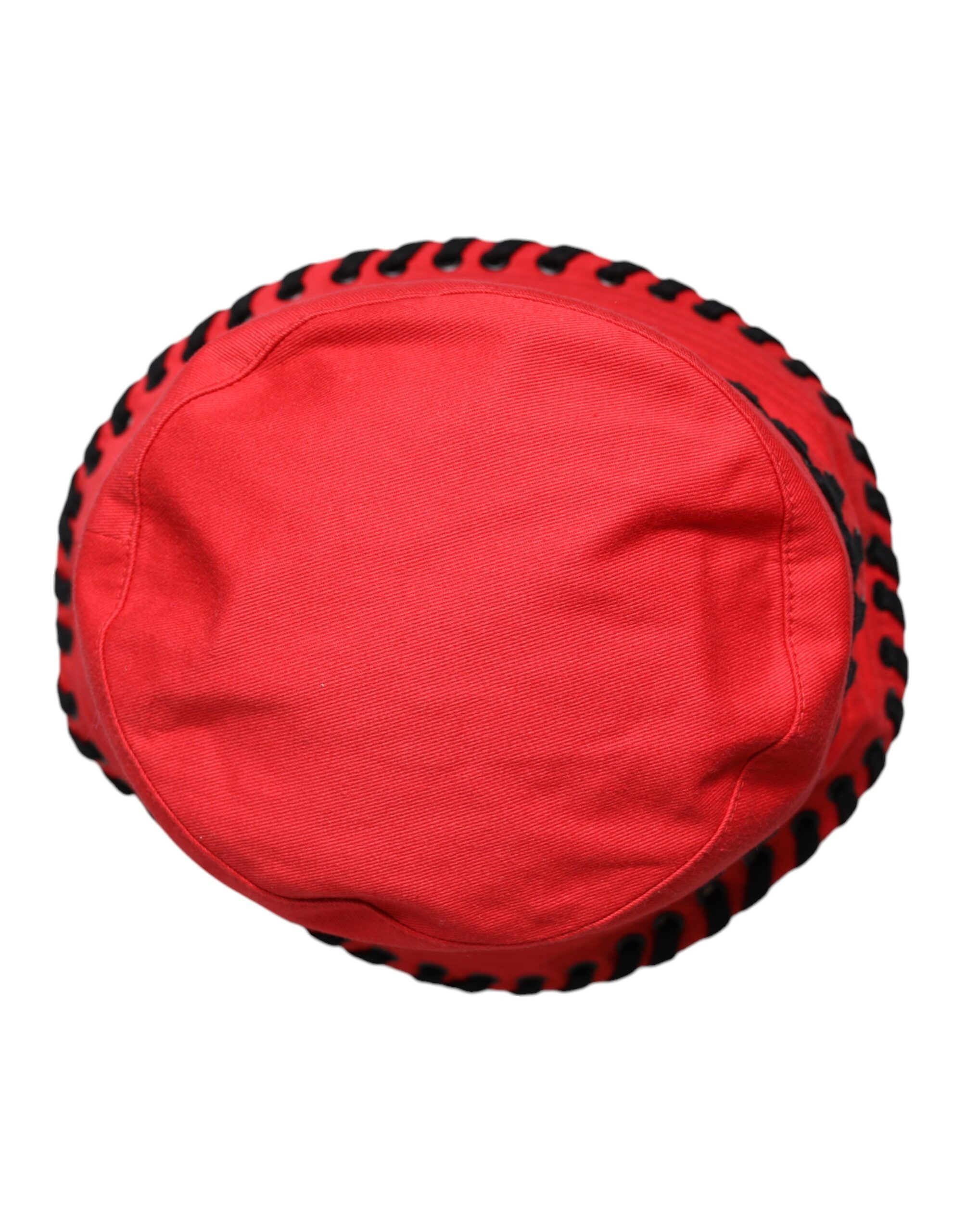 Lace Polyester Wide Brim Bucket Women's Hat - Dolce & Gabbana - Modalova