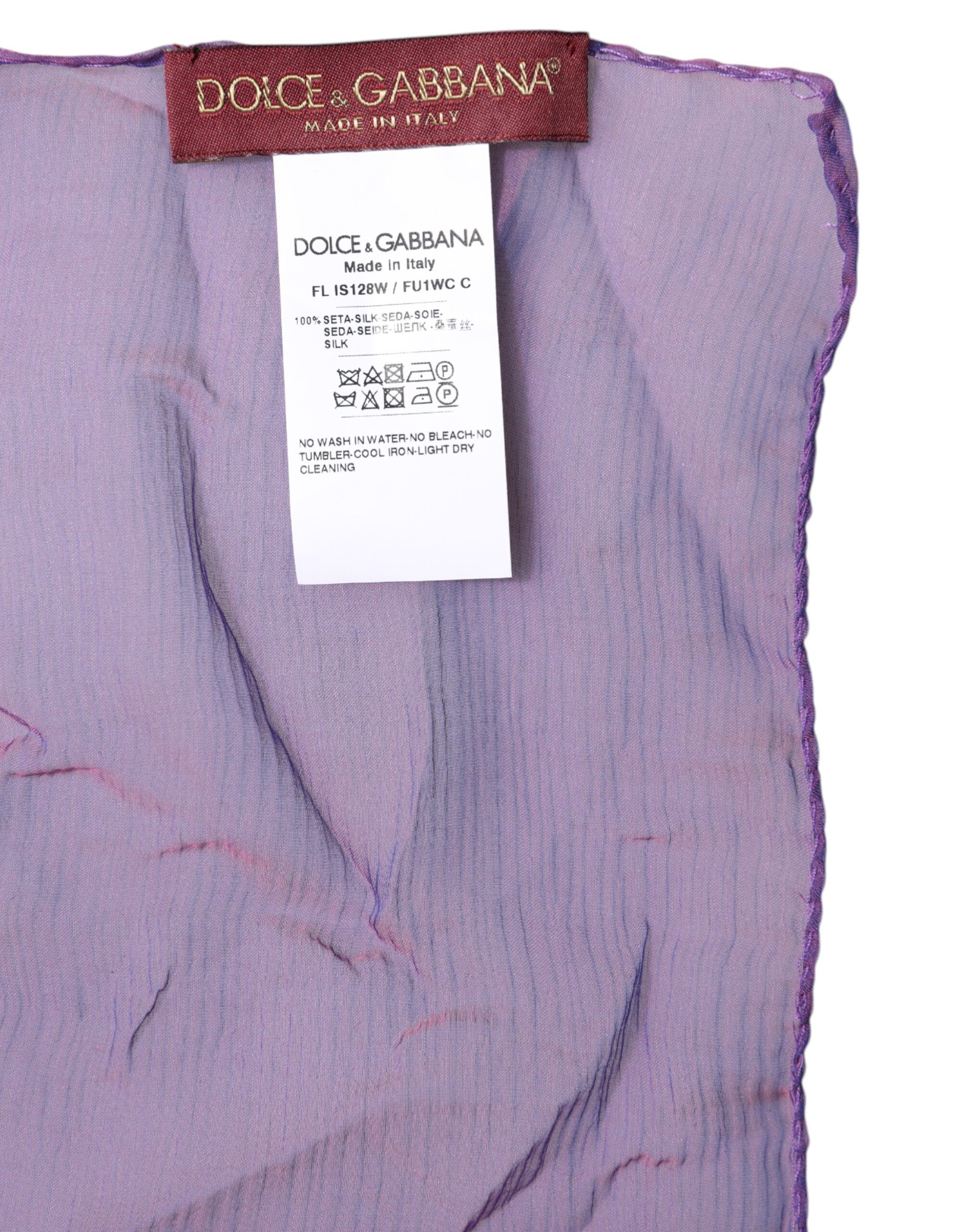 Silk Rectangle Wrap Shawl Women's Scarf - Dolce & Gabbana - Modalova