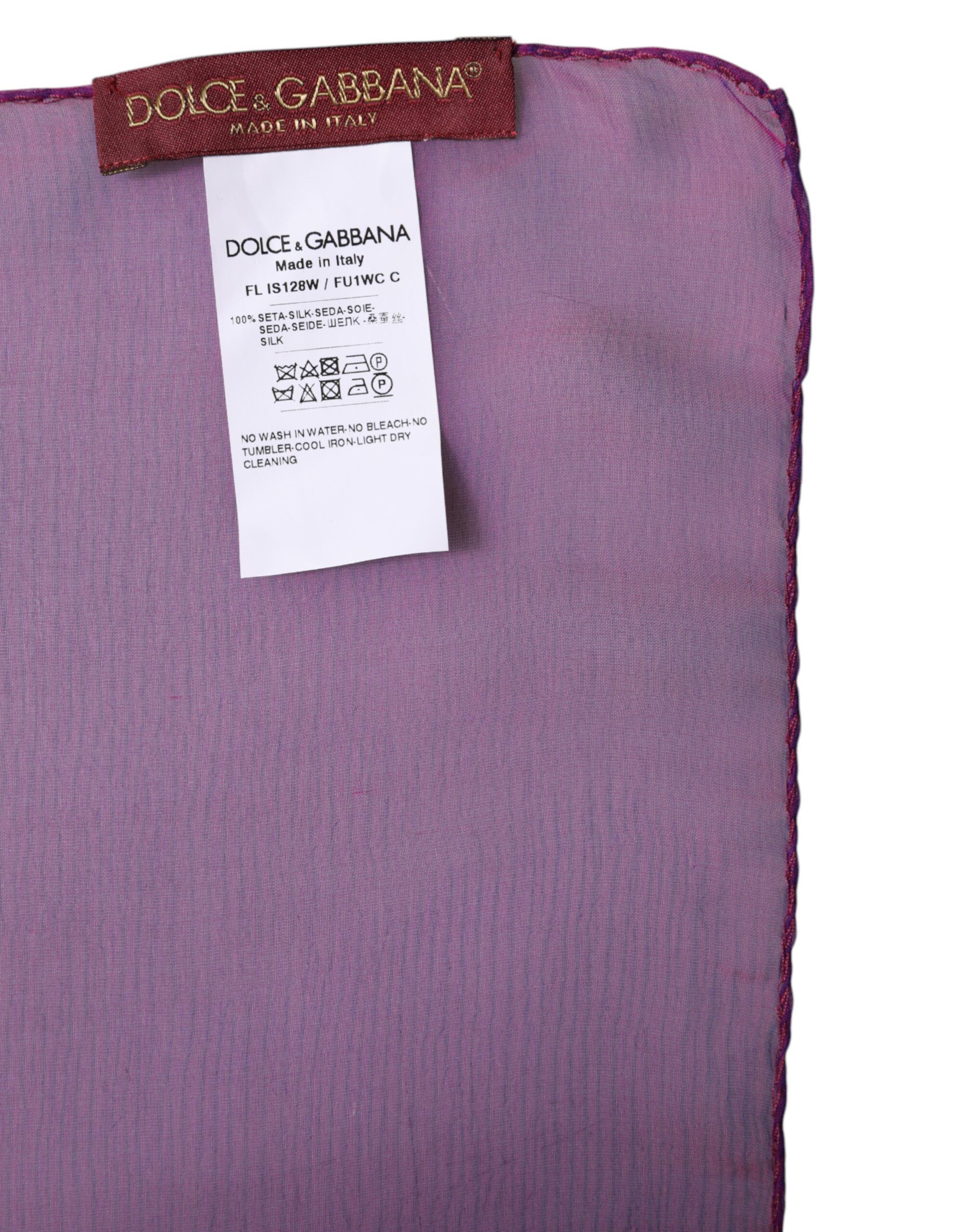Silk Rectangle Wrap Shawl Women's Scarf (Pre-Owned) - Dolce & Gabbana - Modalova