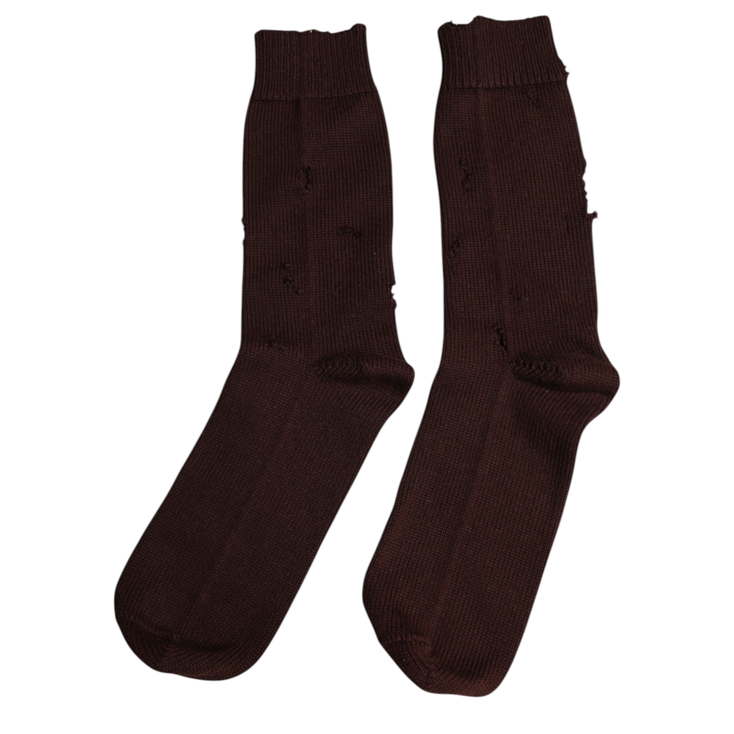 Solid Cotton Stretch Mid Calf Socks - Dolce & Gabbana - Modalova