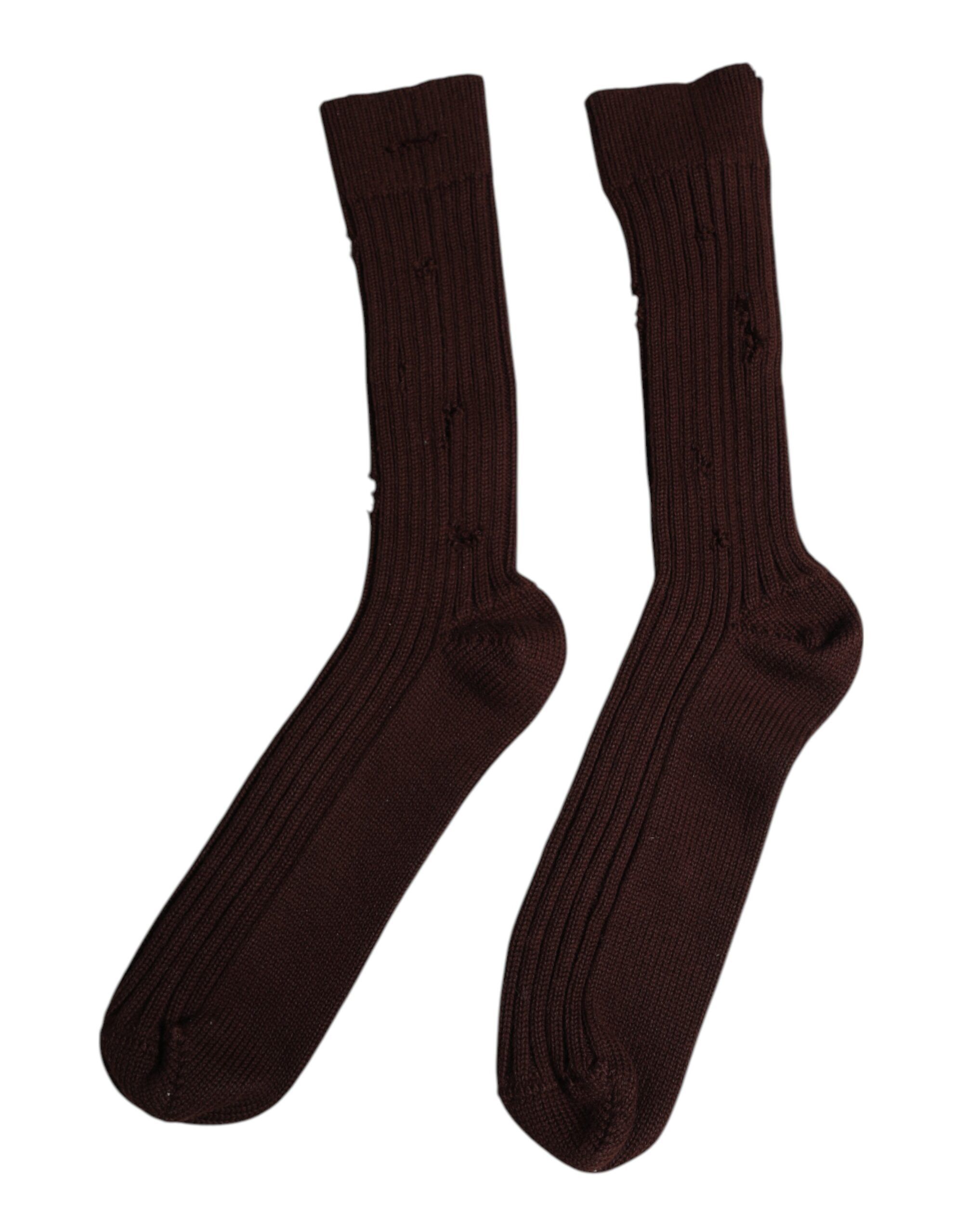 Cotton Stretch Over The Calf Socks - Dolce & Gabbana - Modalova