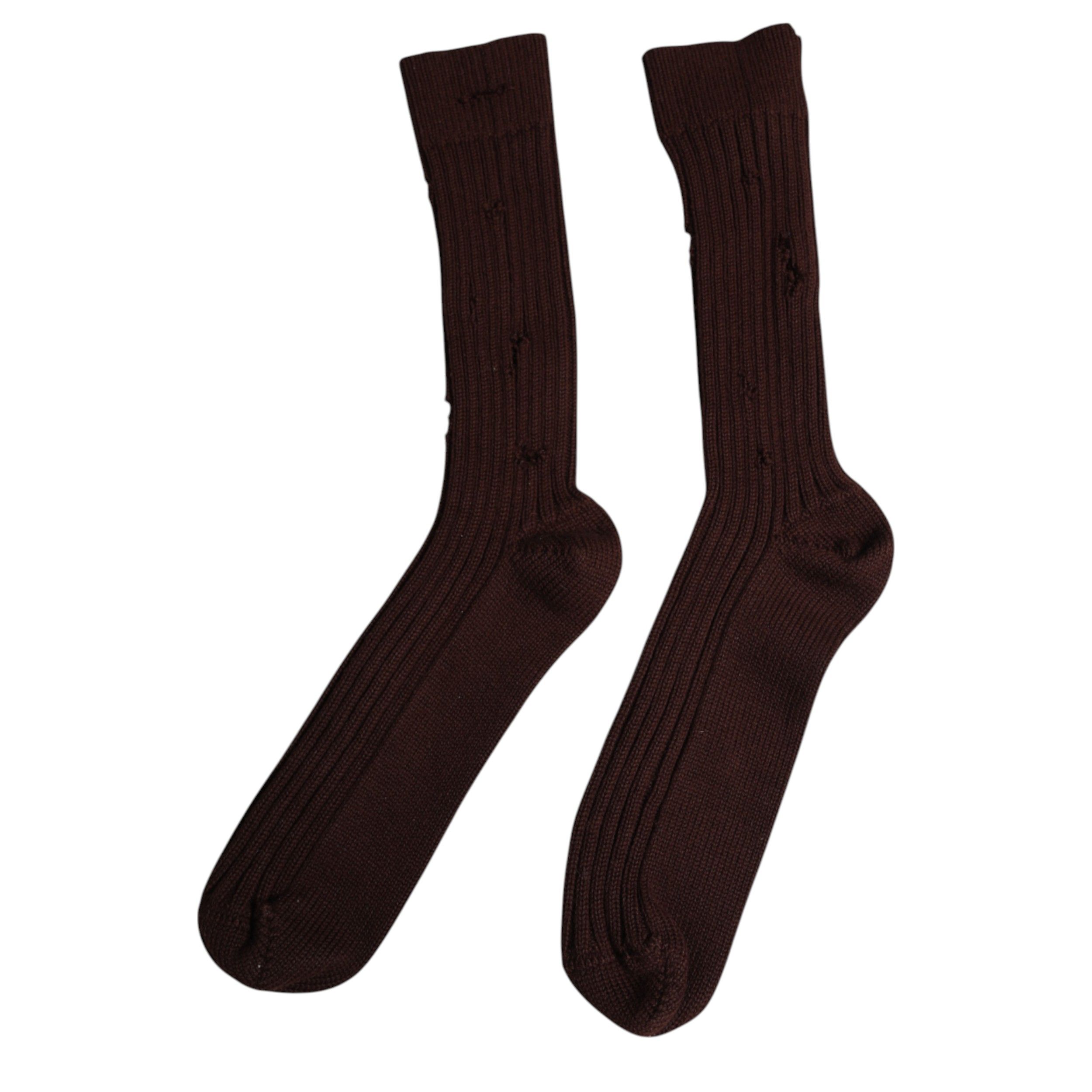 Cotton Stretch Over The Calf Socks - Dolce & Gabbana - Modalova