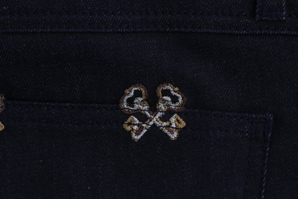 Key Embroidered Slim Fit KATE Women's Jeans - Dolce & Gabbana - Modalova