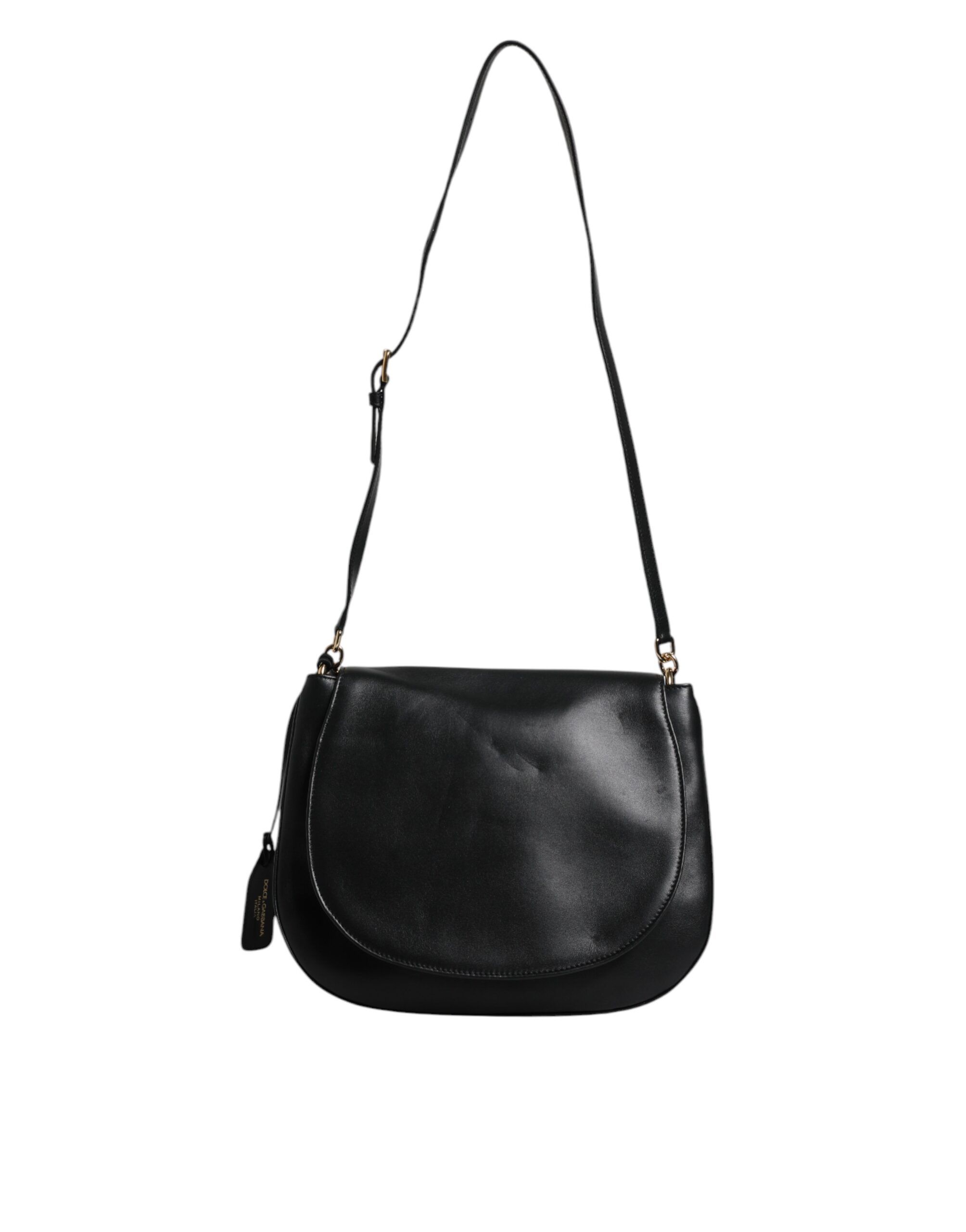 Leather Flap Saddle Shoulder Women's Bag (Pre-Owned) - Dolce & Gabbana - Modalova