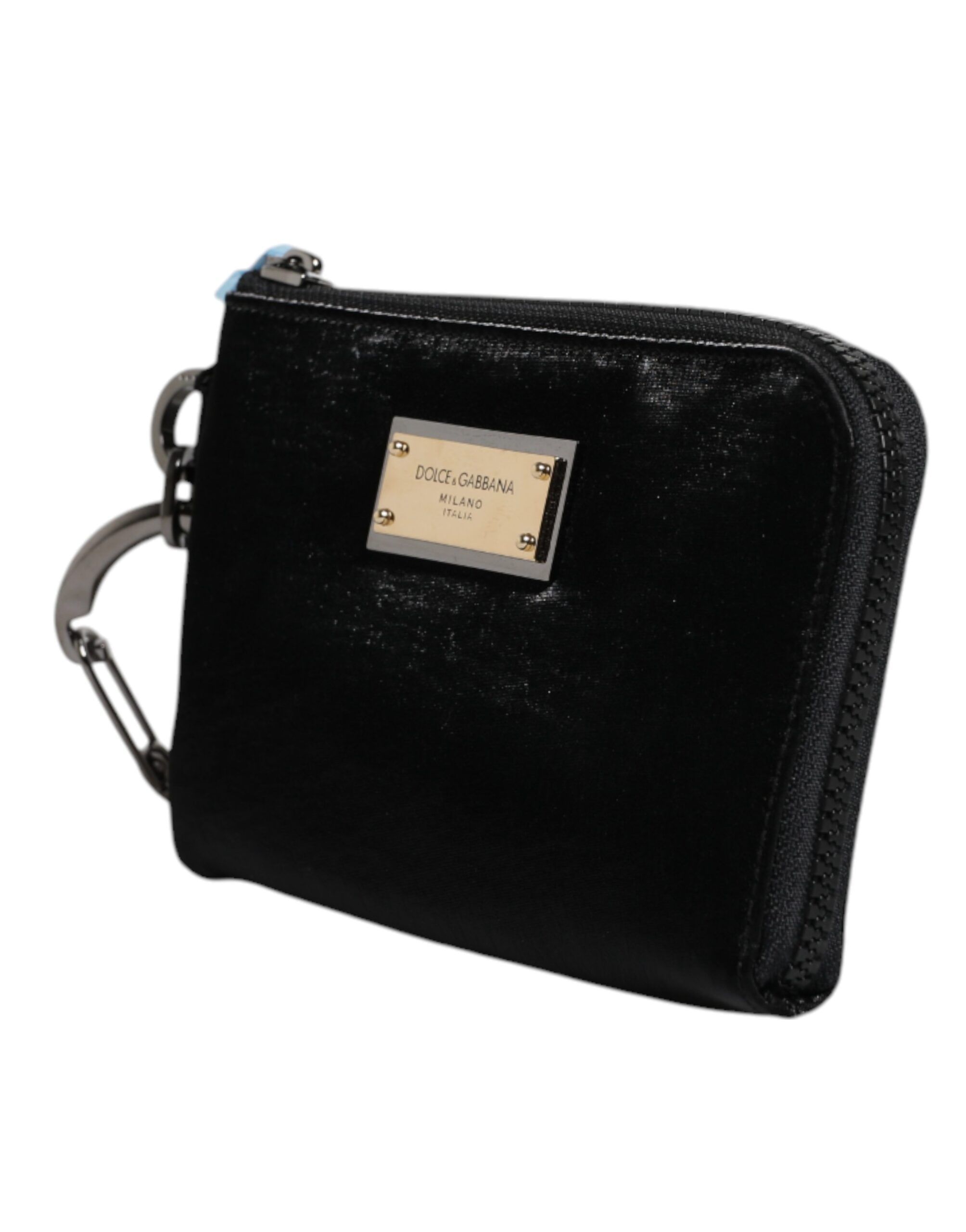 Nylon Logo Plaque Keyring Pouch Clutch Men's Bag - Dolce & Gabbana - Modalova