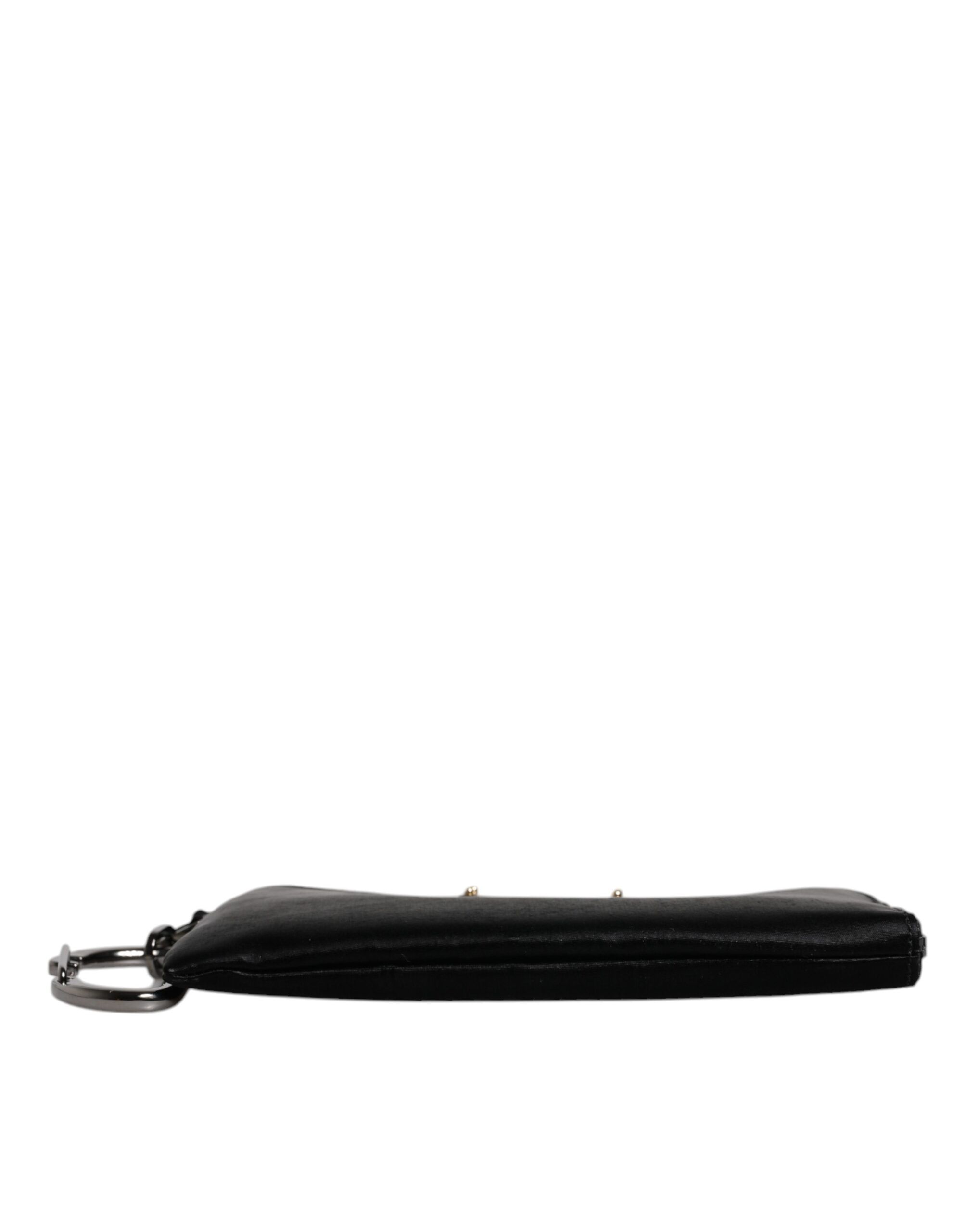 Nylon Logo Plaque Keyring Pouch Clutch Men's Bag - Dolce & Gabbana - Modalova